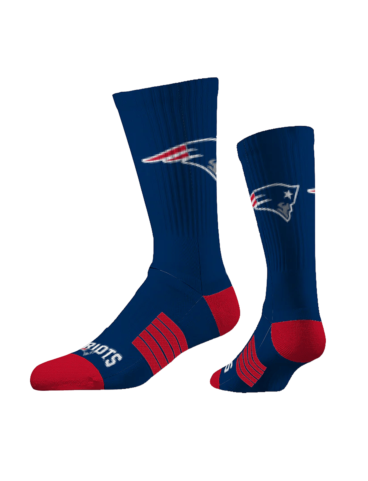 Strideline Socks Large (9-12 US) New England Patriots Strideline NFL Team Premier Flex-Stretch Crew Socks