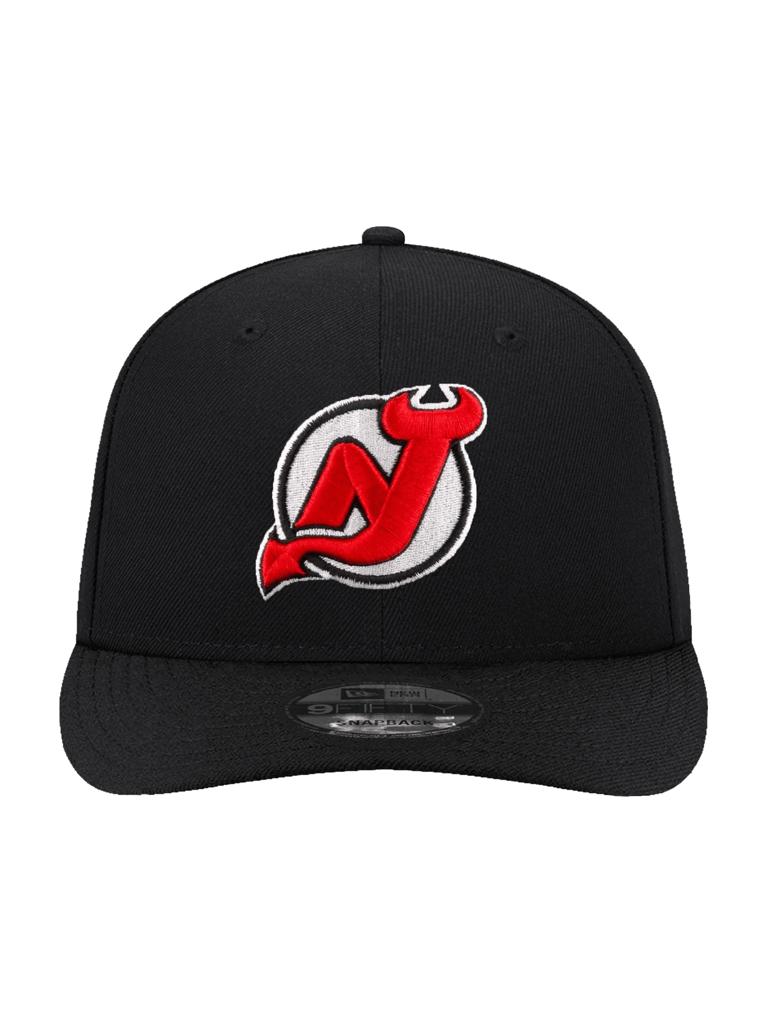 New Era Caps OSFA New Jersey Devils New Era NHL Team 9FIFTY Pre-Curved Snapback Hat - Black