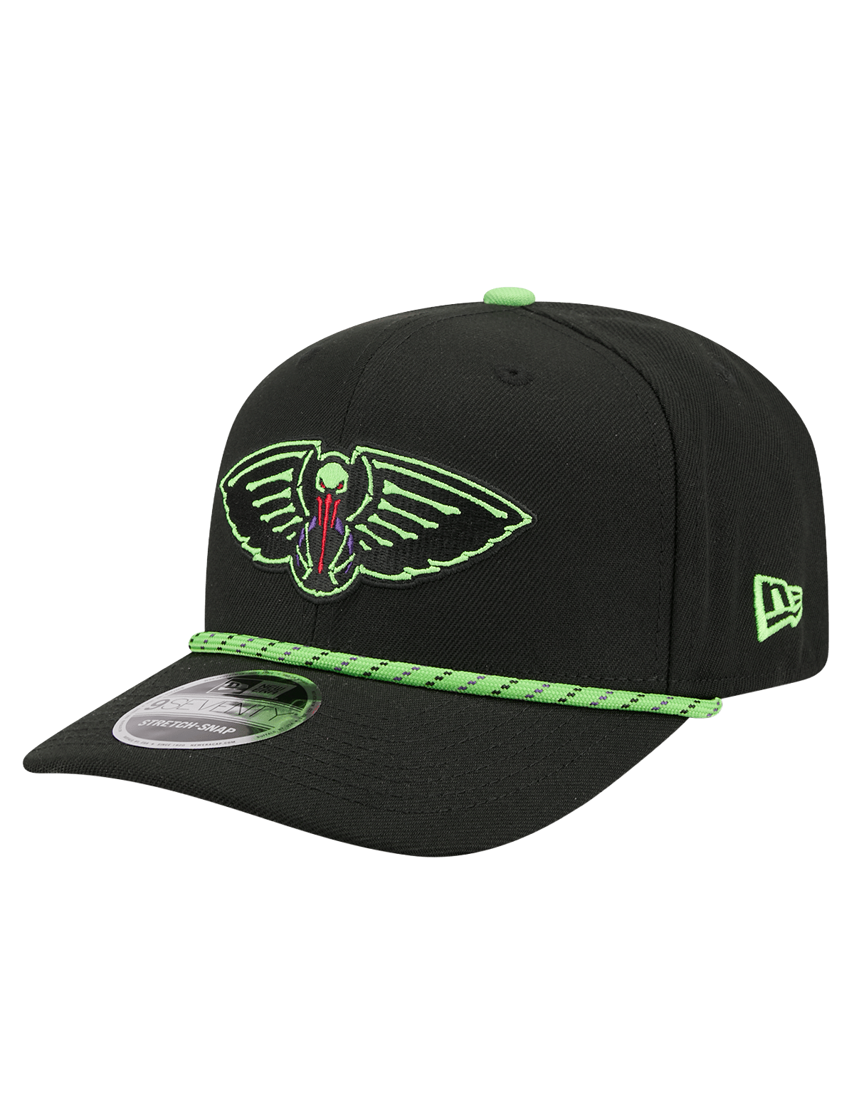 New Era Caps New Orleans Pelicans New Era NBA 25-26 City Edition 9SEVENTY Stretch Snapback Hat
