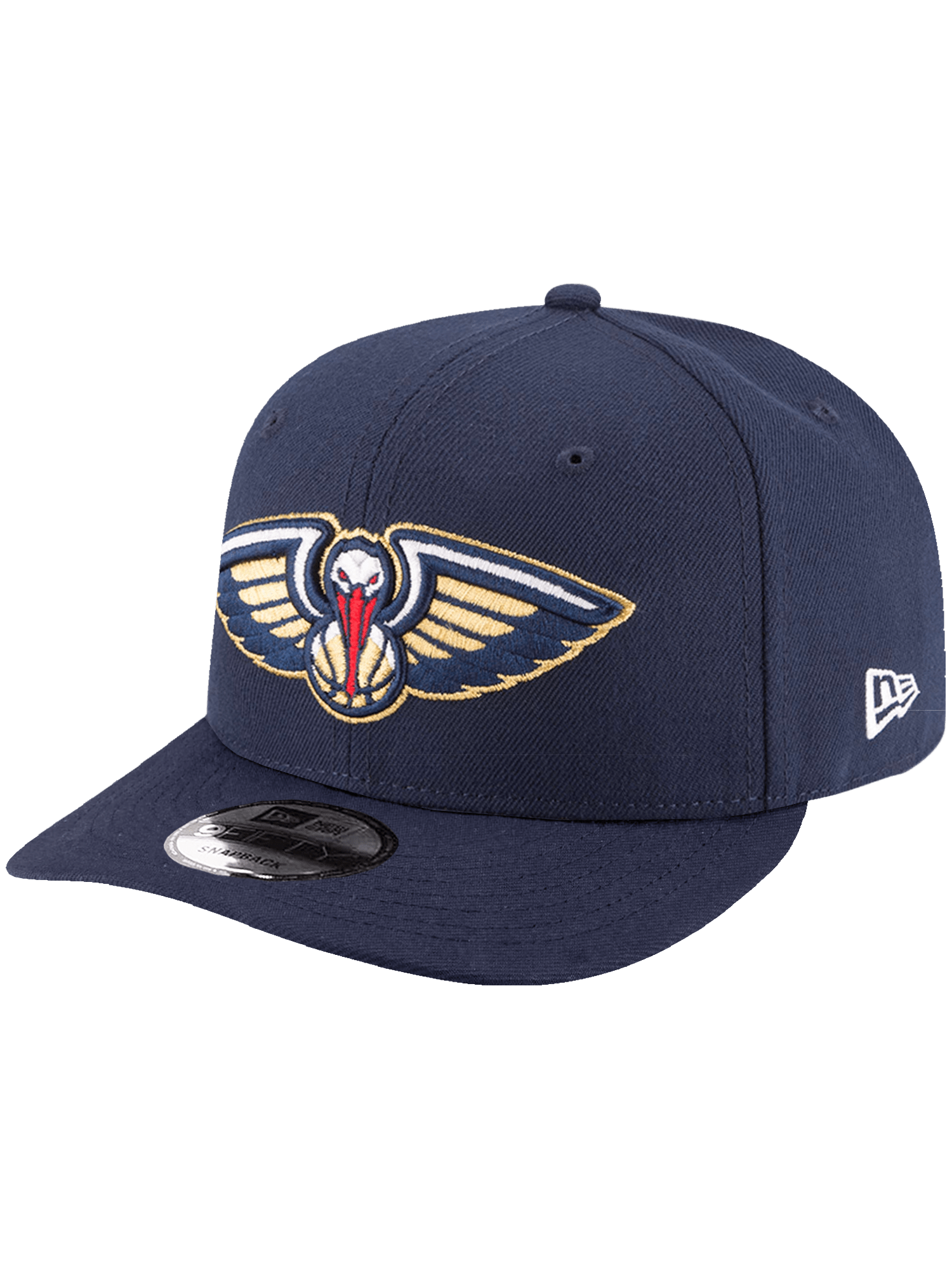 New Era Caps New Orleans Pelicans New Era NBA Team 9FIFTY Pre-Curved Snapback Hat - Navy