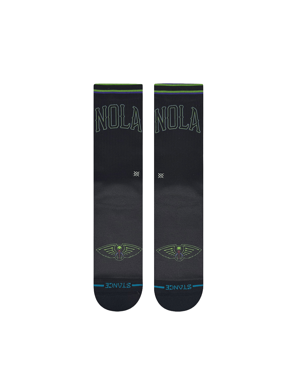 Stance Socks Large (9-12 US) New Orleans Pelicans Stance NBA 25-26 City Edition Crew Socks