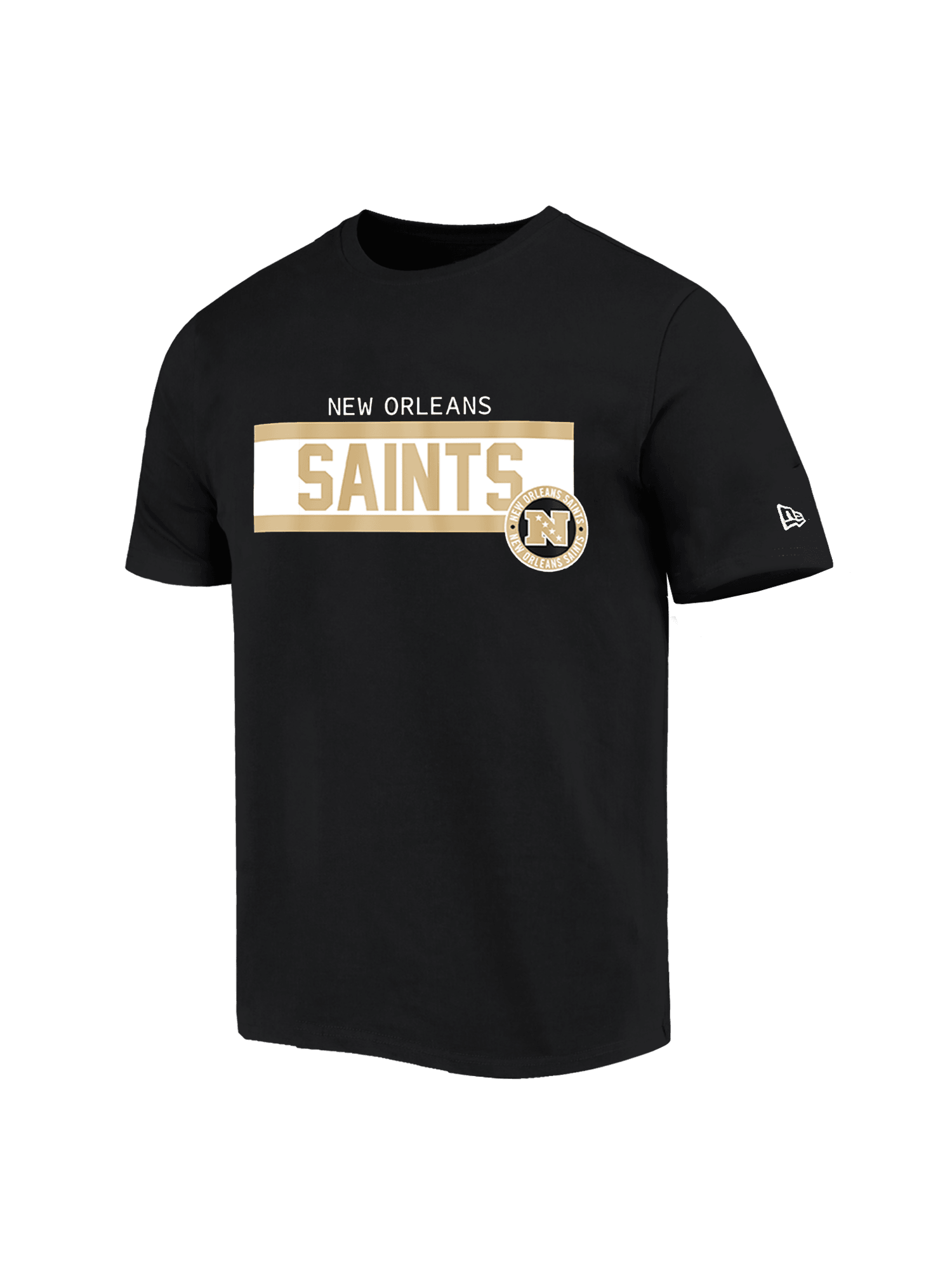 New Era T-Shirts New Orleans Saints New Era NFL 24 Sideline T-Shirt - Black