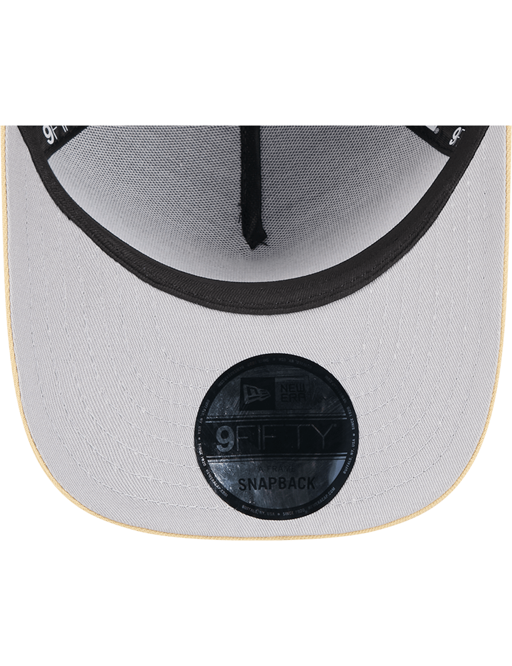 New Era Caps New Orleans Saints New Era NFL 25 Draft Pre-Curved 9FIFTY A-Frame Snapback Hat - Black