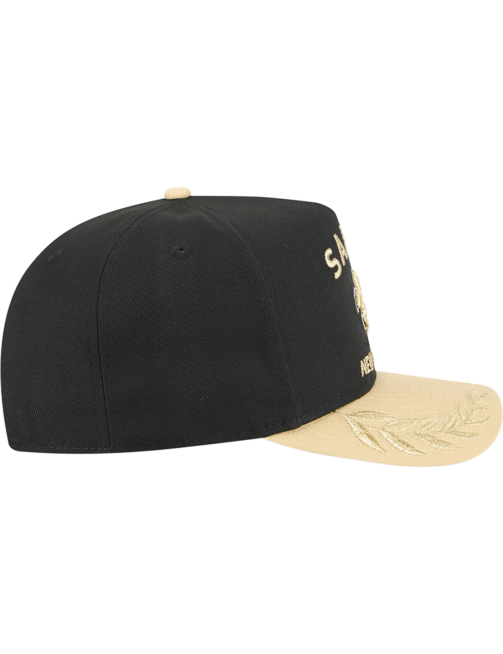 New Era Caps New Orleans Saints New Era NFL 25 Draft Pre-Curved 9FIFTY A-Frame Snapback Hat - Black