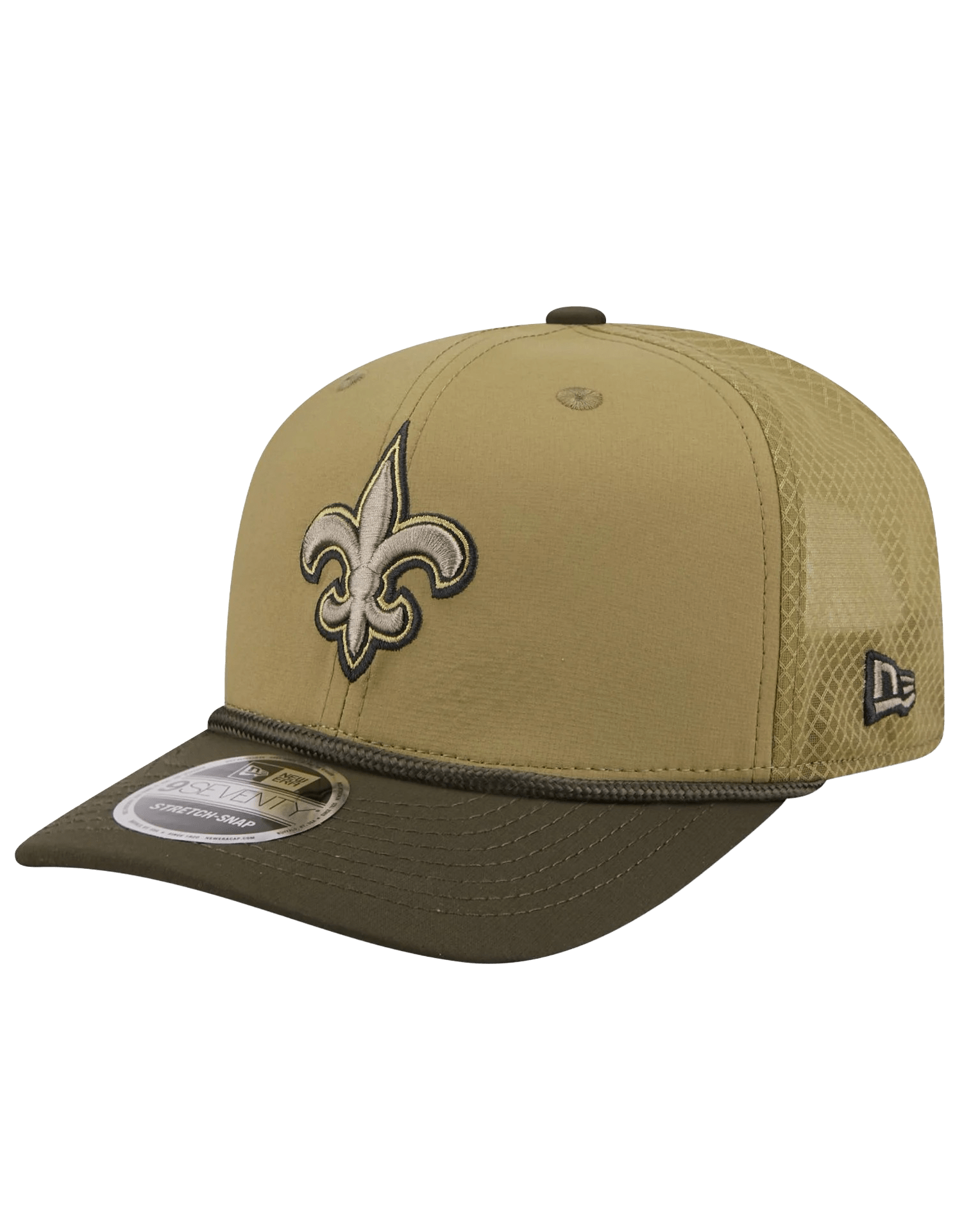 New Era Caps New Orleans Saints New Era NFL 25 Salute To Service 9SEVENTY Stretch-Snapback Hat