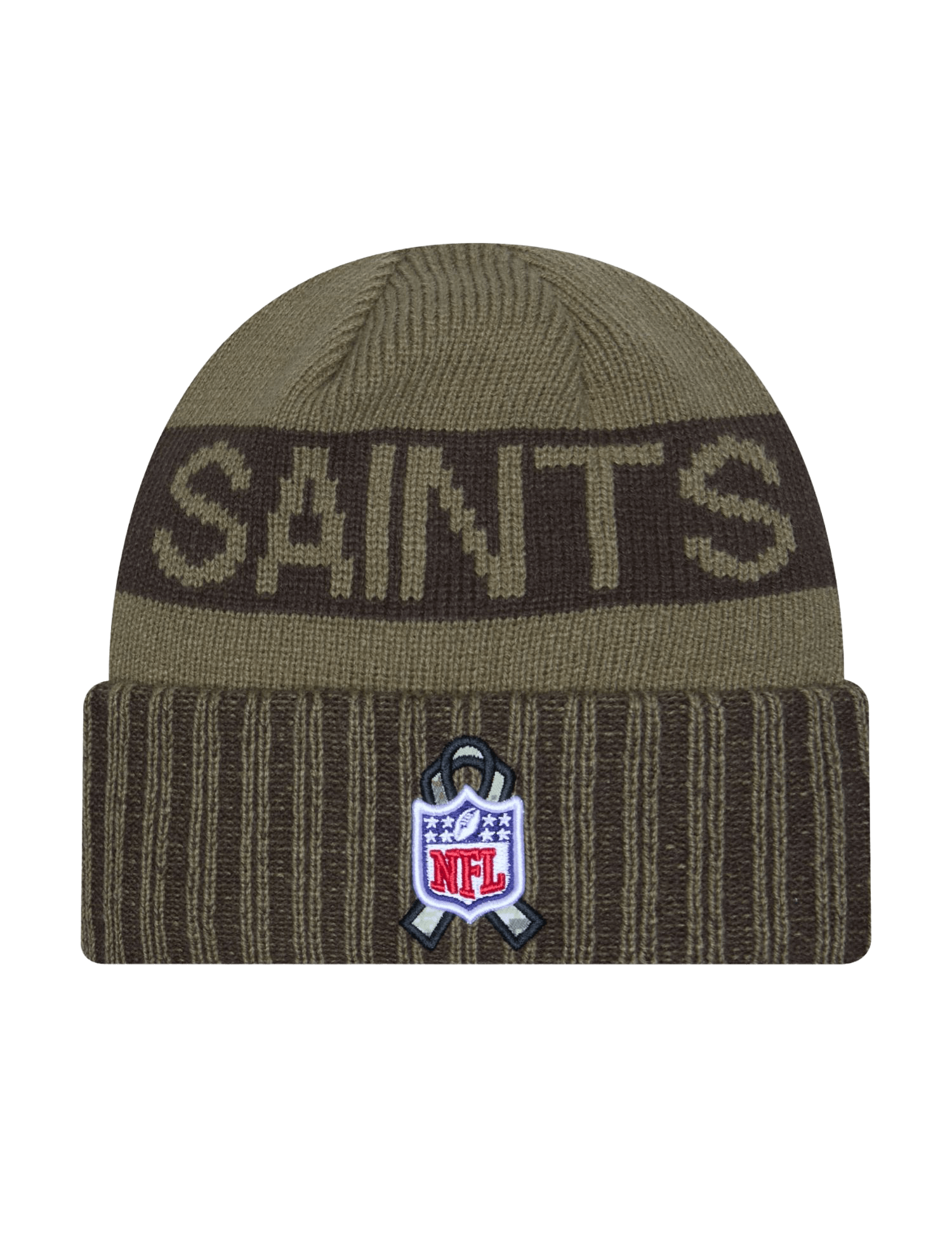 New Era Beanies New Orleans Saints New Era NFL 25 Salute To Service Knit Beanie