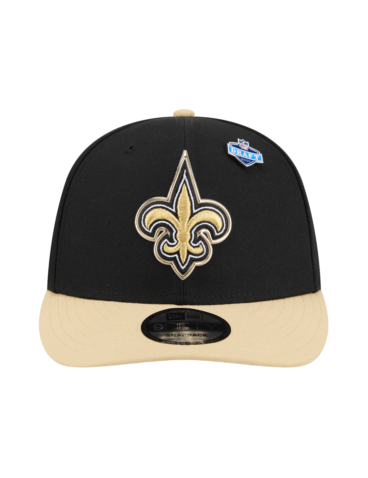 New Era Caps OSFM New Orleans Saints New Era NFL Draft 26 9FIFTY Pre-Curved Snapback Hat