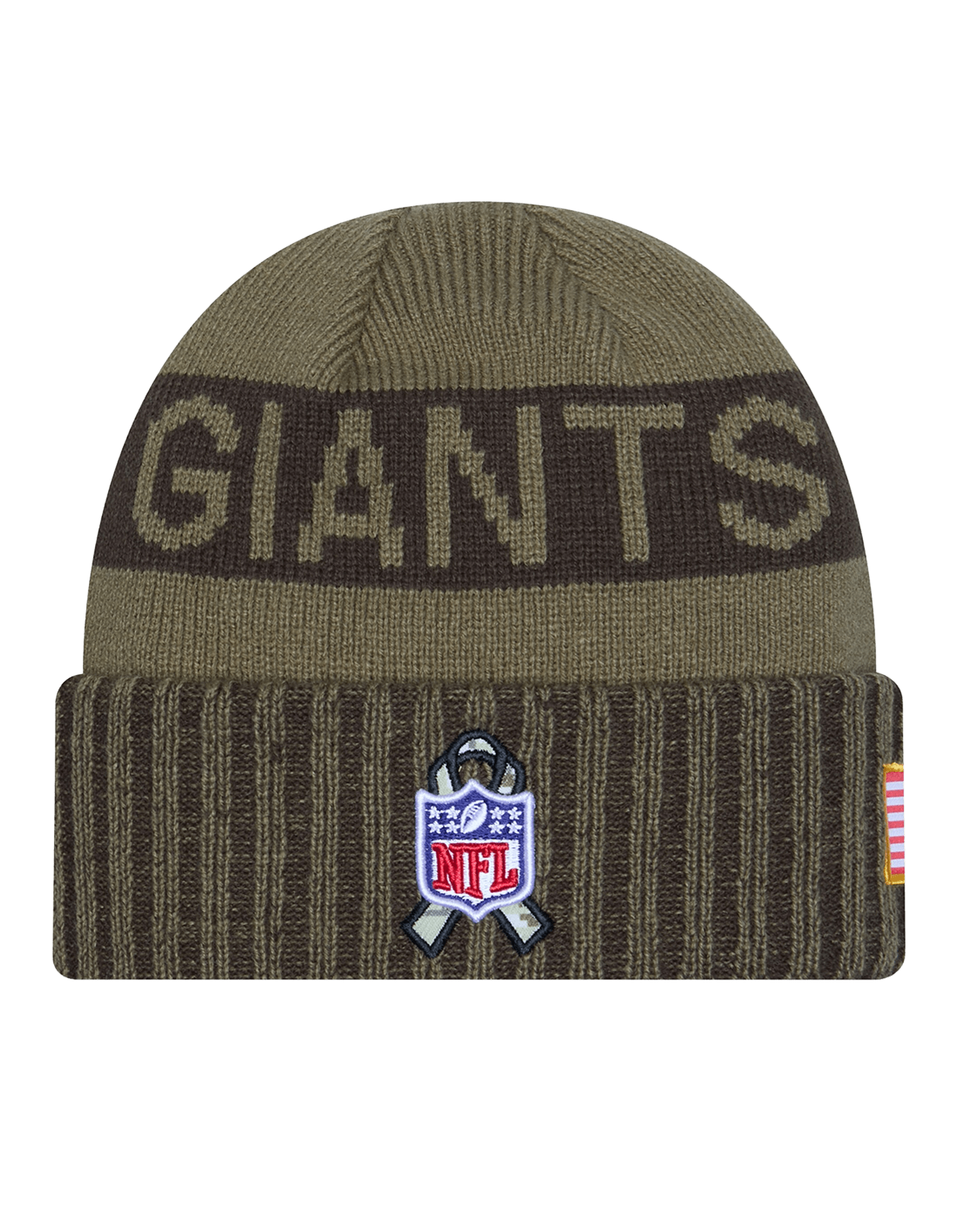 New Era Beanies New York Giants New Era NFL 25 Salute To Service Knit Beanie