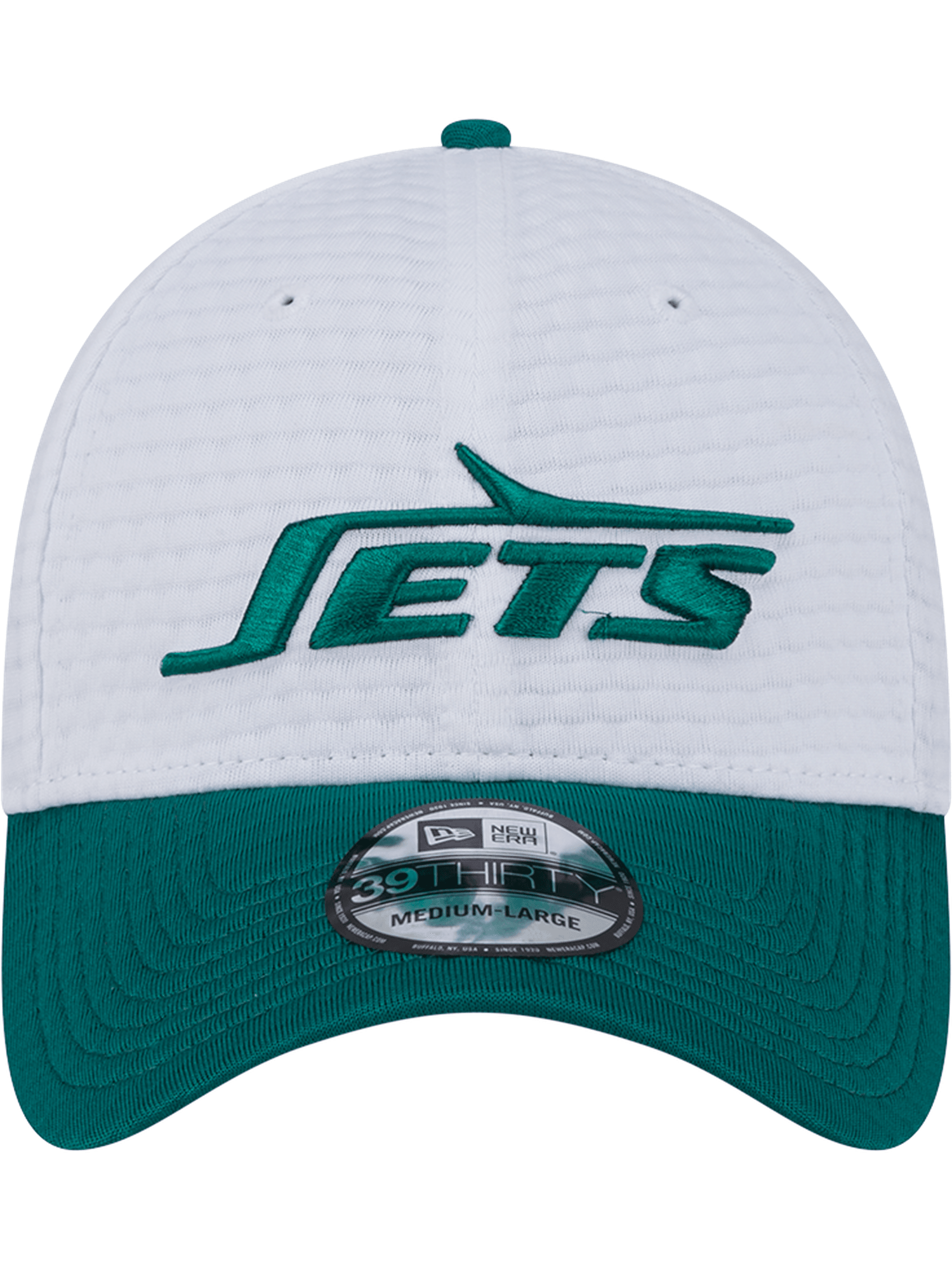 New Era Caps New York Jets New Era NFL 24 Training 39THIRTY Stretch-Fit Hat - White