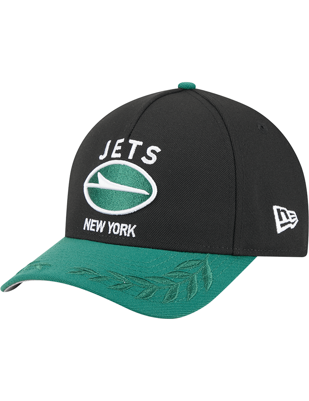 New Era Caps New York Jets New Era NFL 25 Draft 9FORTY M-Crown Snapback Hat - Black