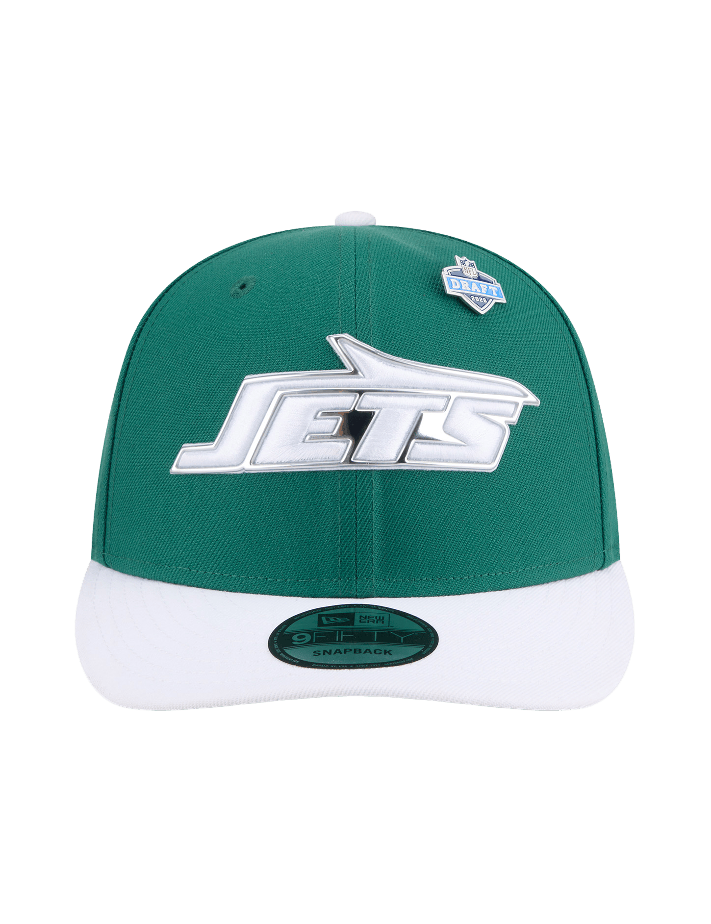 New Era Caps OSFM New York Jets New Era NFL Draft 26 9FIFTY Pre-Curved Snapback Hat