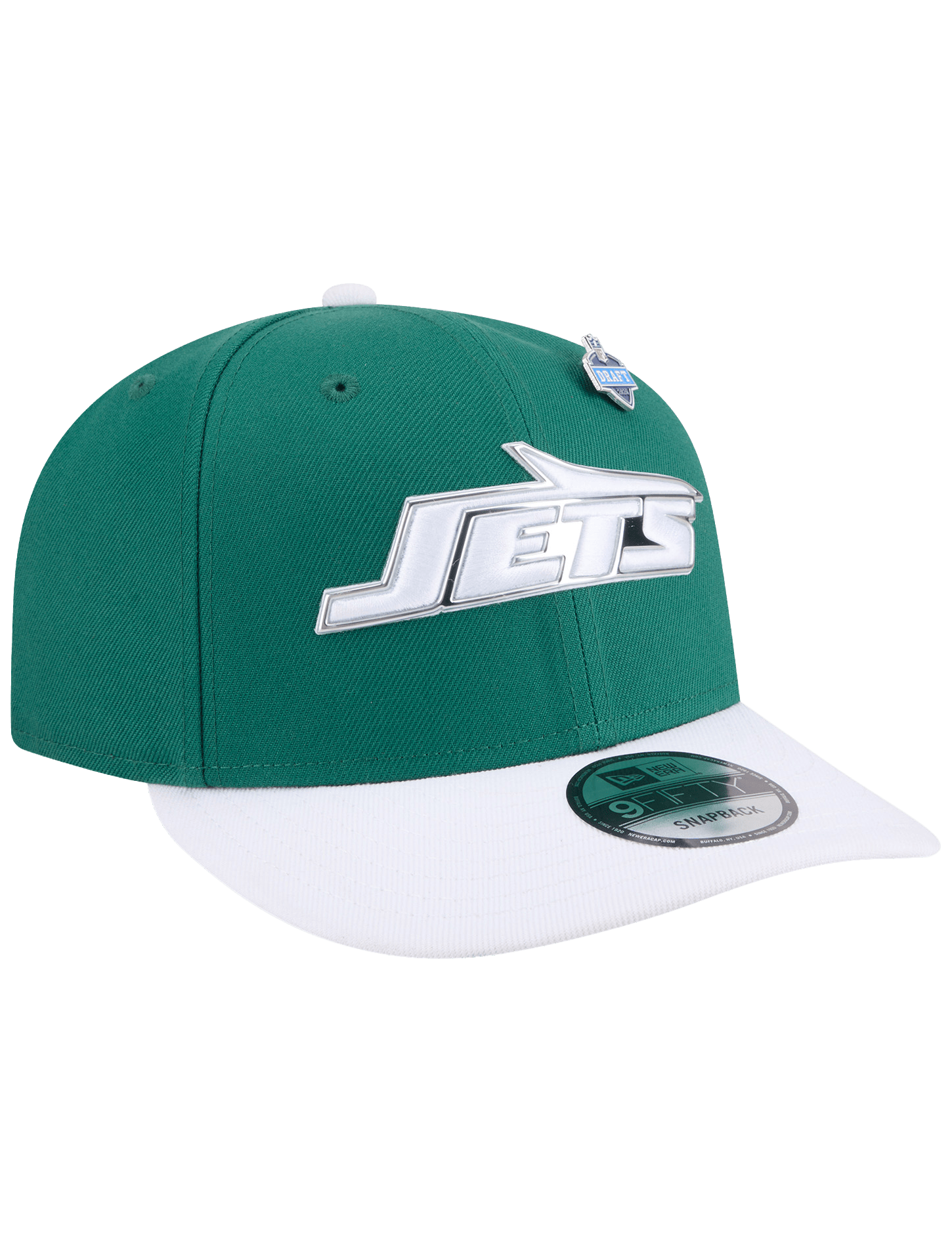 New Era Caps OSFM New York Jets New Era NFL Draft 26 9FIFTY Pre-Curved Snapback Hat