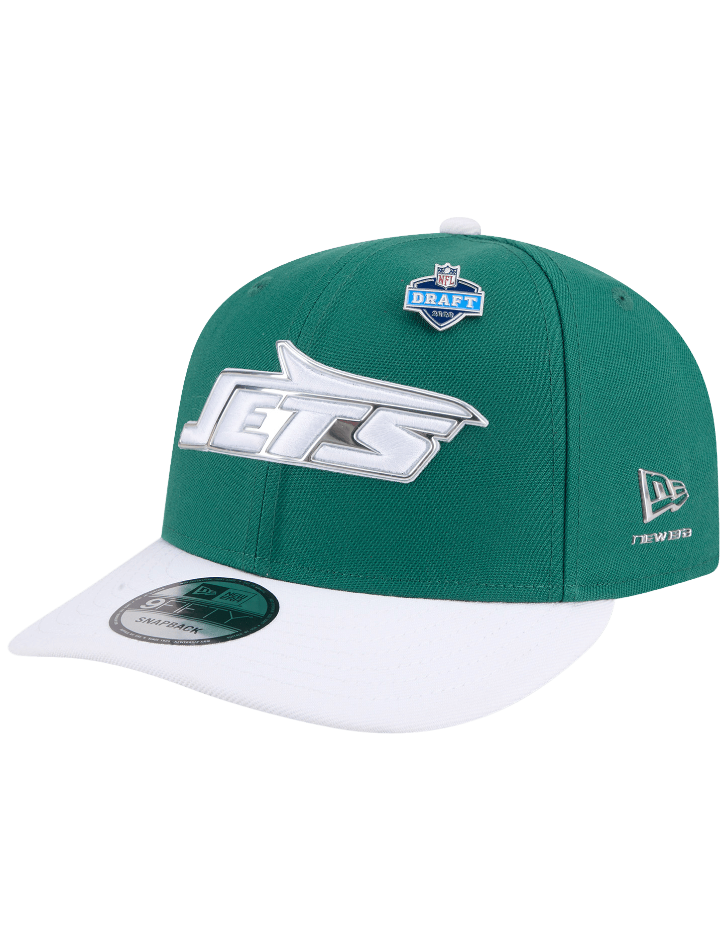 New Era Caps OSFM New York Jets New Era NFL Draft 26 9FIFTY Pre-Curved Snapback Hat