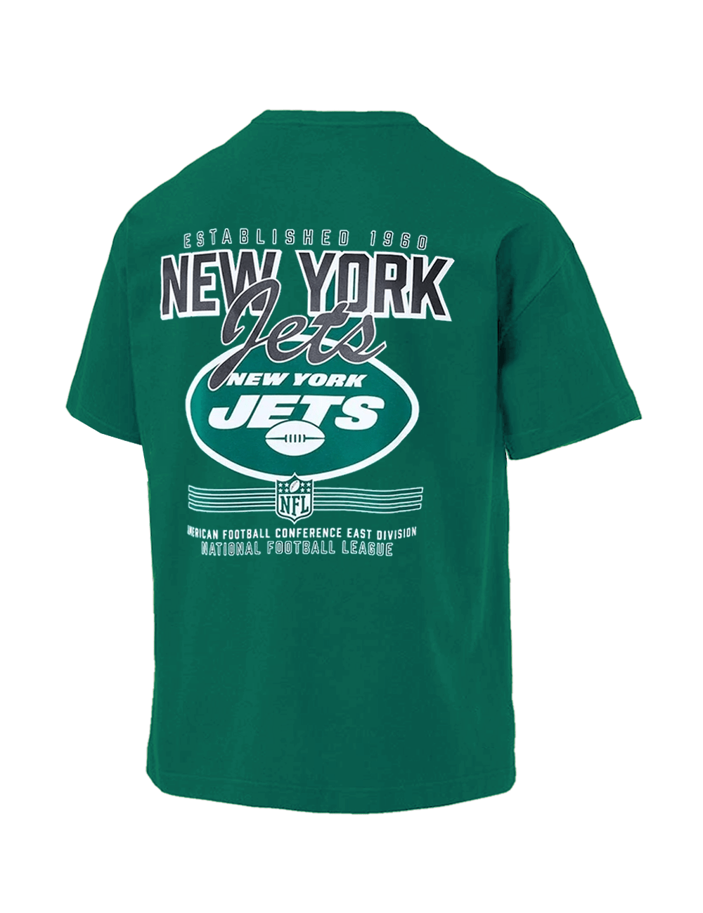 New Era T-Shirts New York Jets New Era NFL Graphic Hit Oversized T-Shirt - Green