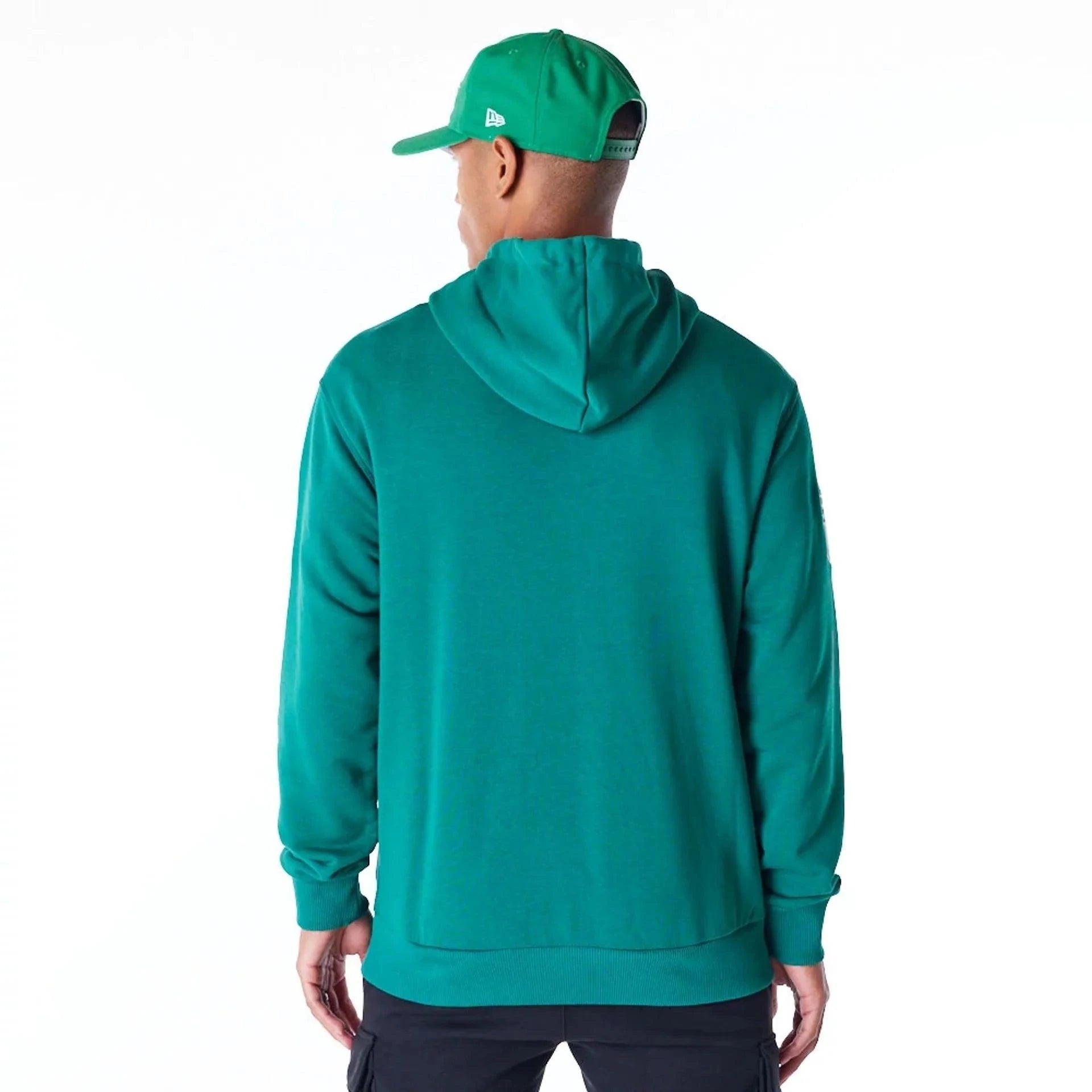 New Era Jumpers New York Jets New Era NFL Patched Oversized Hoodie Jumper - Green