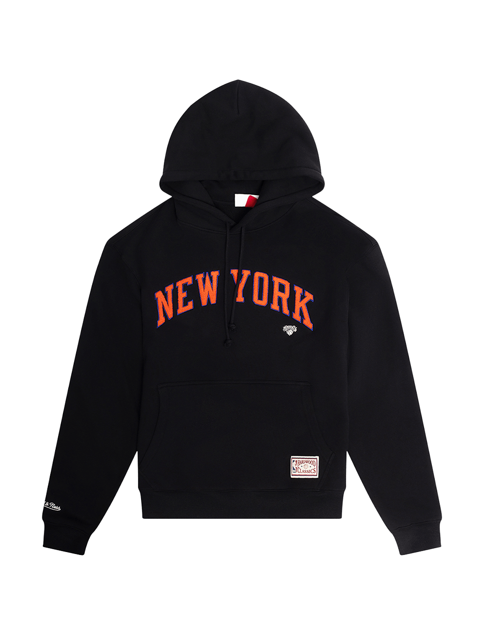 Mitchell And Ness Jumpers New York Knicks Mitchell & Ness NBA Big Apple Hoodie Jumper - Black