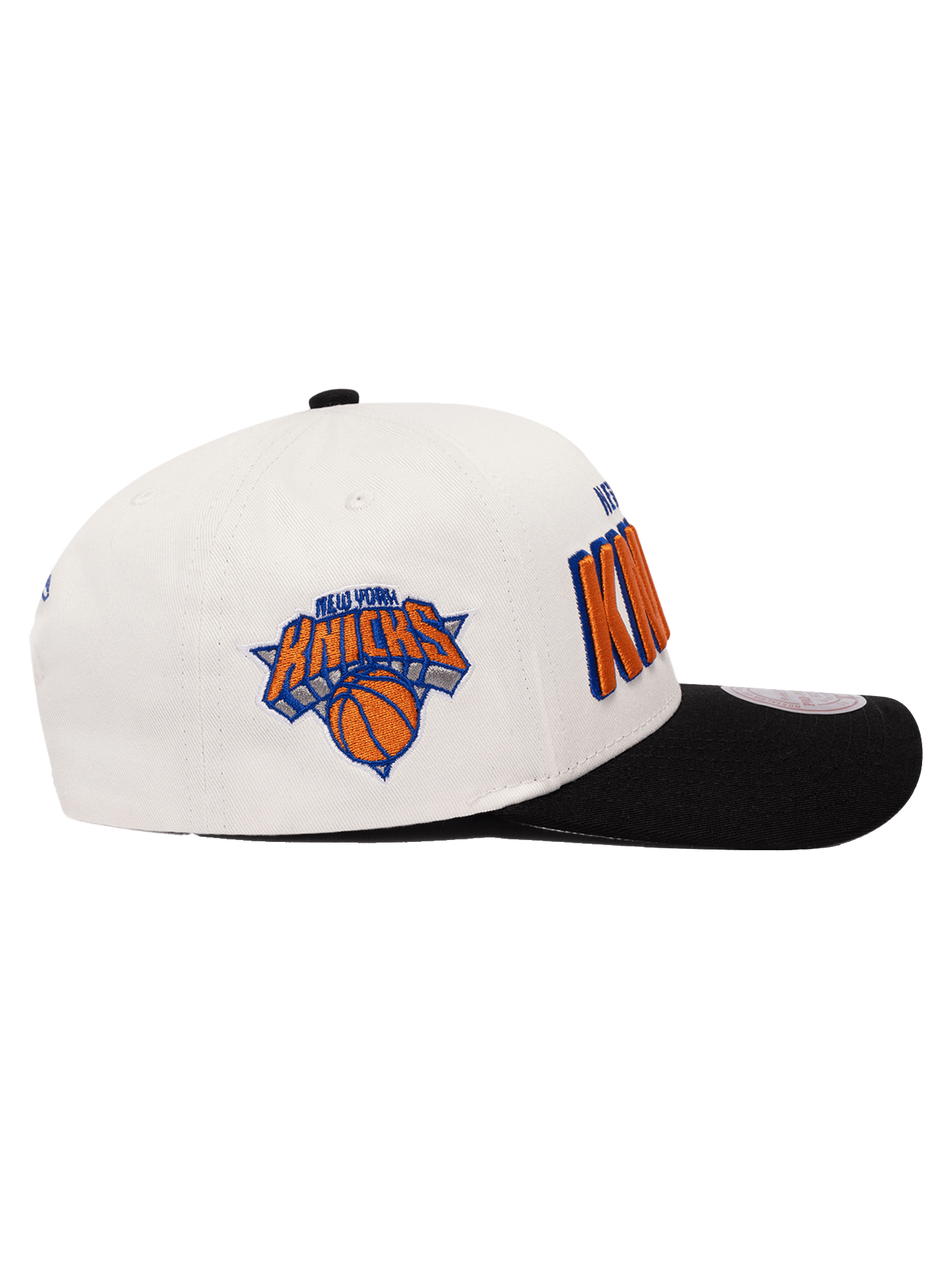 Mitchell And Ness Caps New York Knicks Mitchell & Ness NBA HWC Draft Day Pro Pinch Snapback Hat