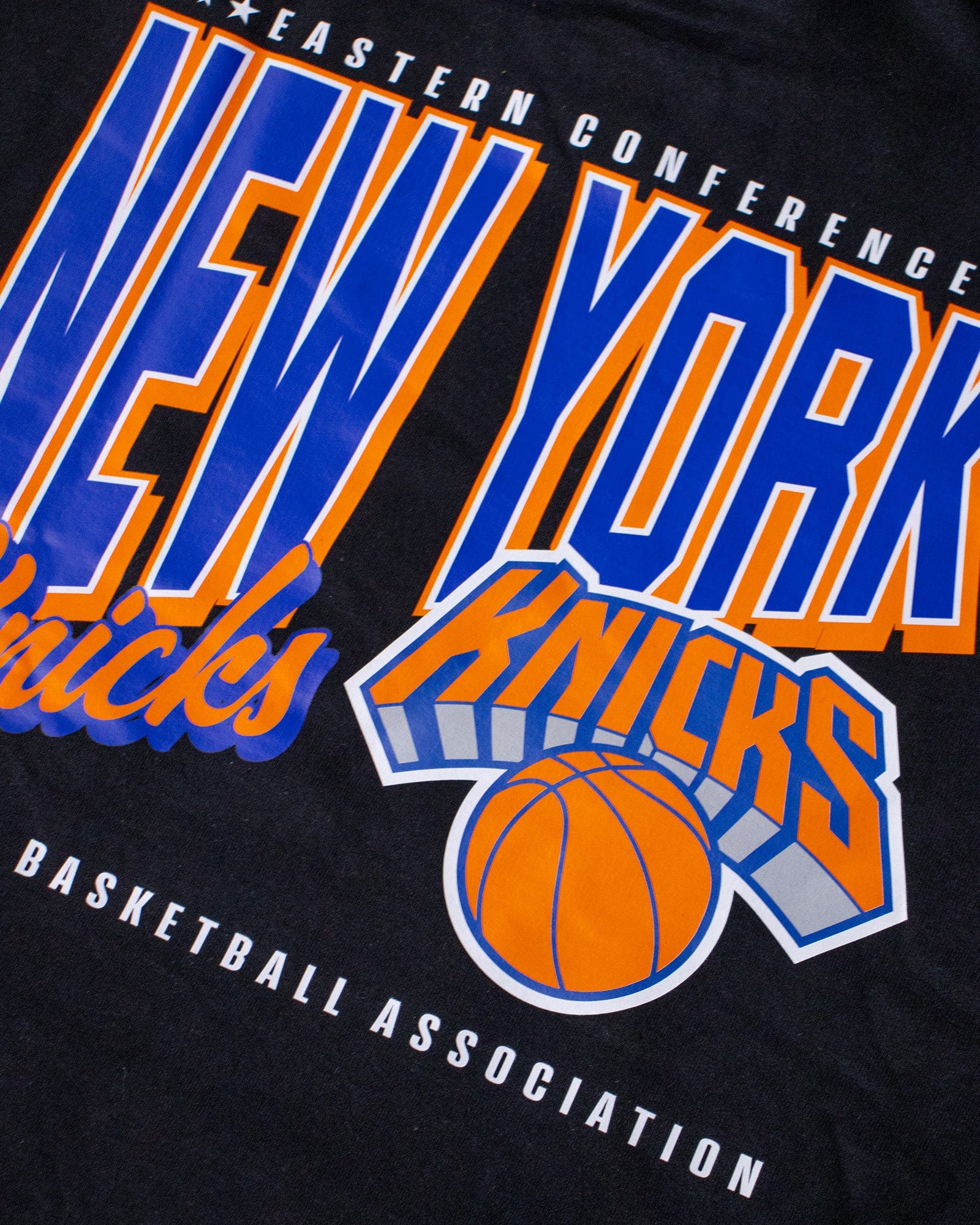 NBA Essentials Jumpers New York Knicks NBA Essentials Clarkdale Hoodie Jumper - Black