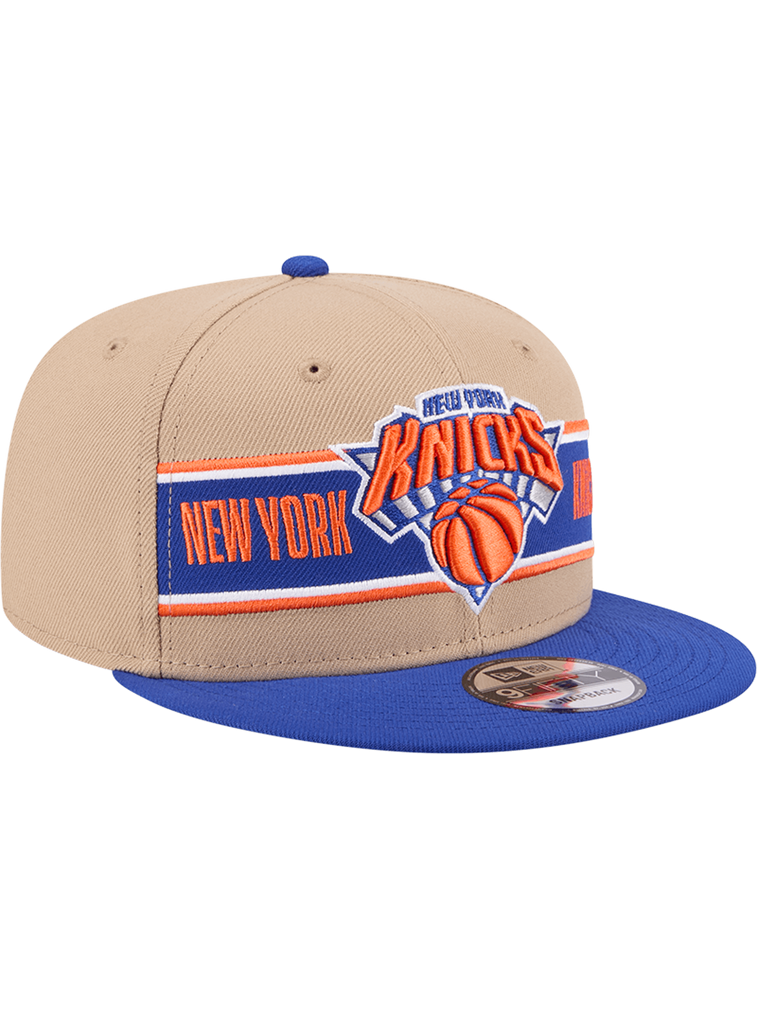 New Era Caps New York Knicks New Era NBA 24 Draft 9FIFTY Snapback Hat - Tan