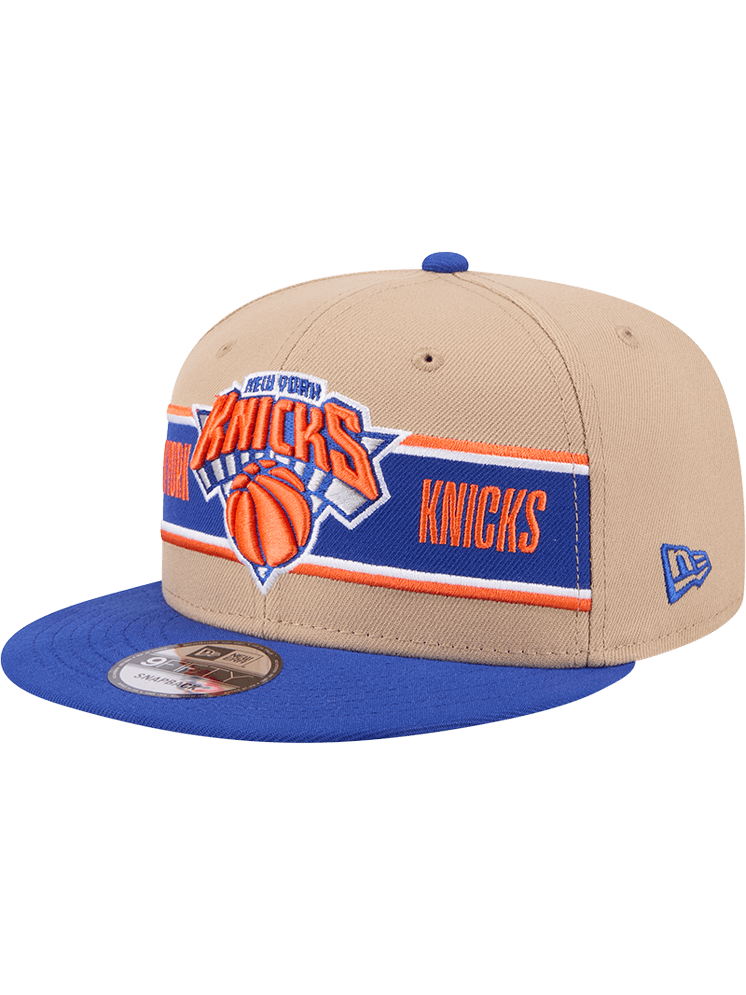 New Era Caps New York Knicks New Era NBA 24 Draft 9FIFTY Snapback Hat - Tan