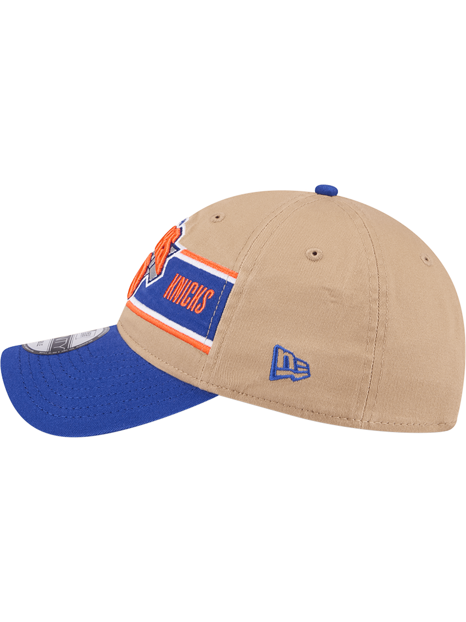New Era Caps New York Knicks New Era NBA 24 Draft 9TWENTY Strapback Hat - Tan