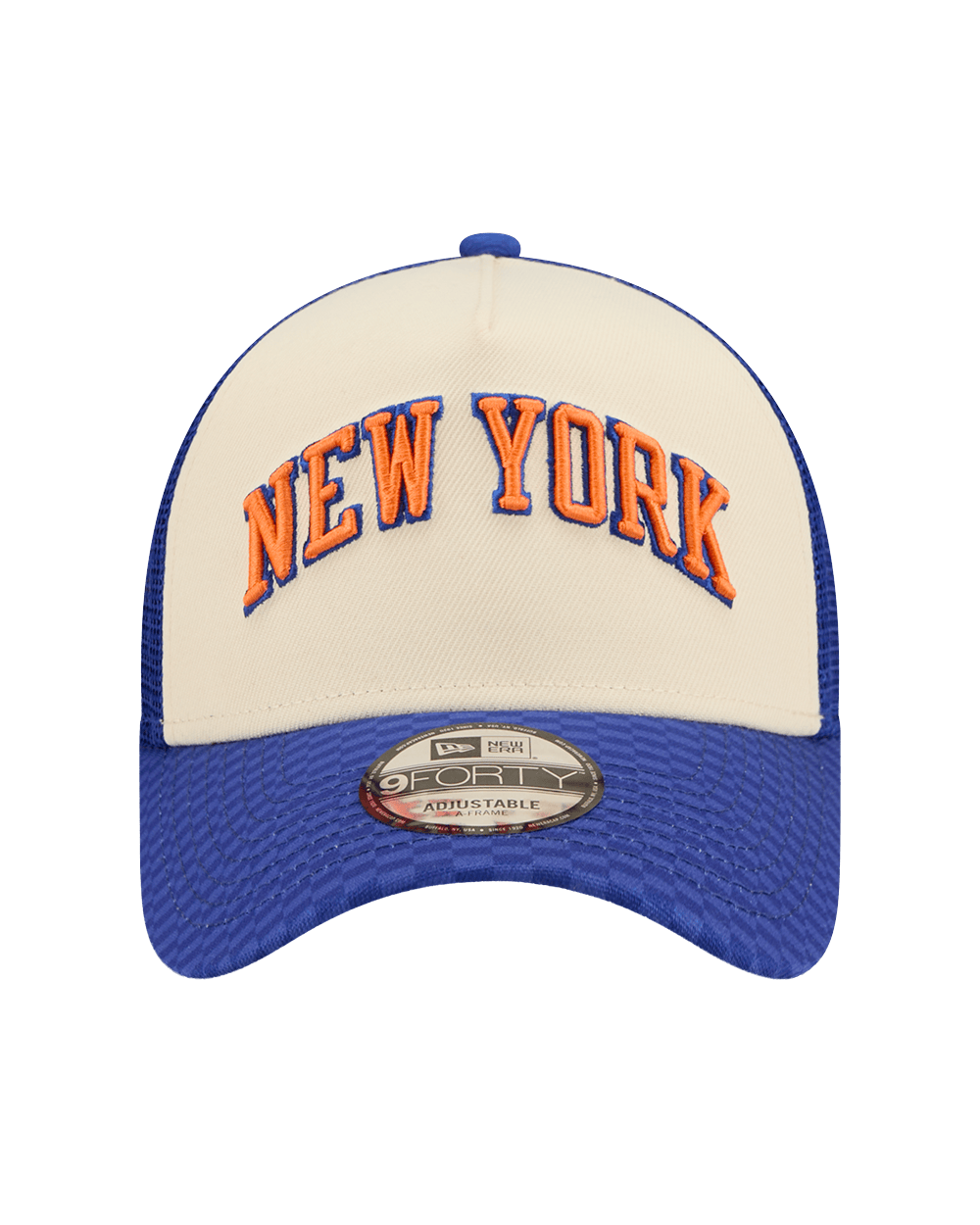 New Era Caps New York Knicks New Era NBA 25-26 City Edition 9FORTY A-Frame Snapback Hat