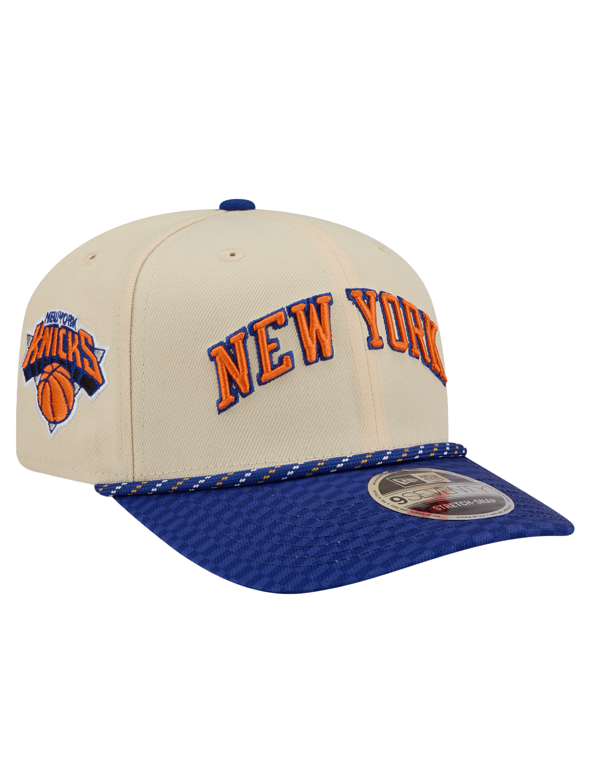 New Era Caps New York Knicks New Era NBA 25-26 City Edition 9SEVENTY Stretch Snapback Hat