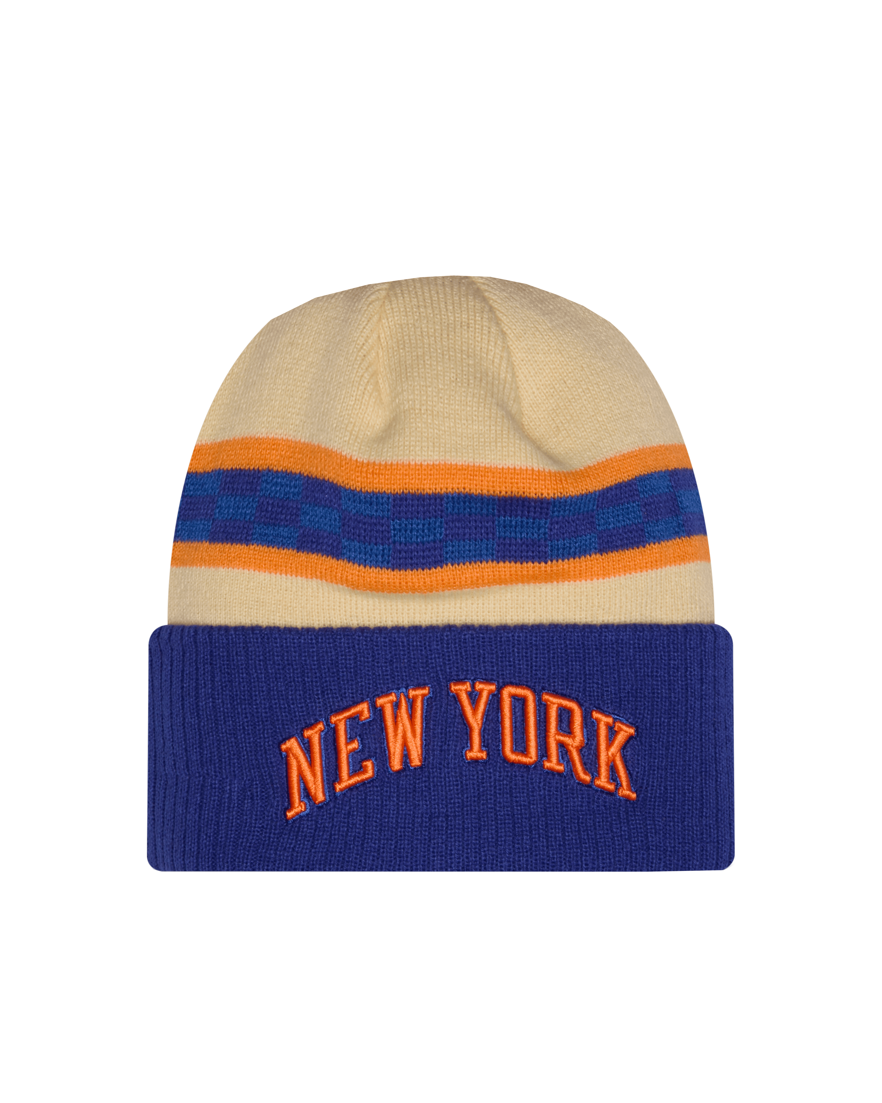 New Era Caps New York Knicks New Era NBA 25-26 City Edition Pomless Knit Beanie