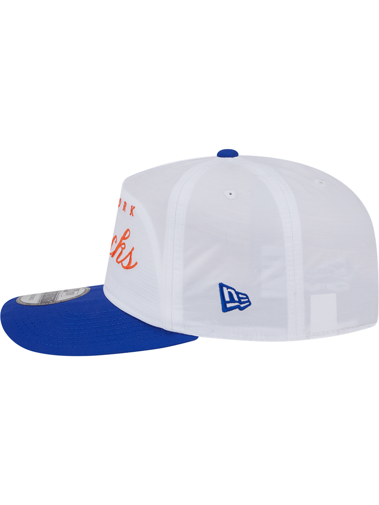 New Era Caps New York Knicks New Era NBA 25 Draft 19TWENTY A-Frame Pre-Curved Hat - White