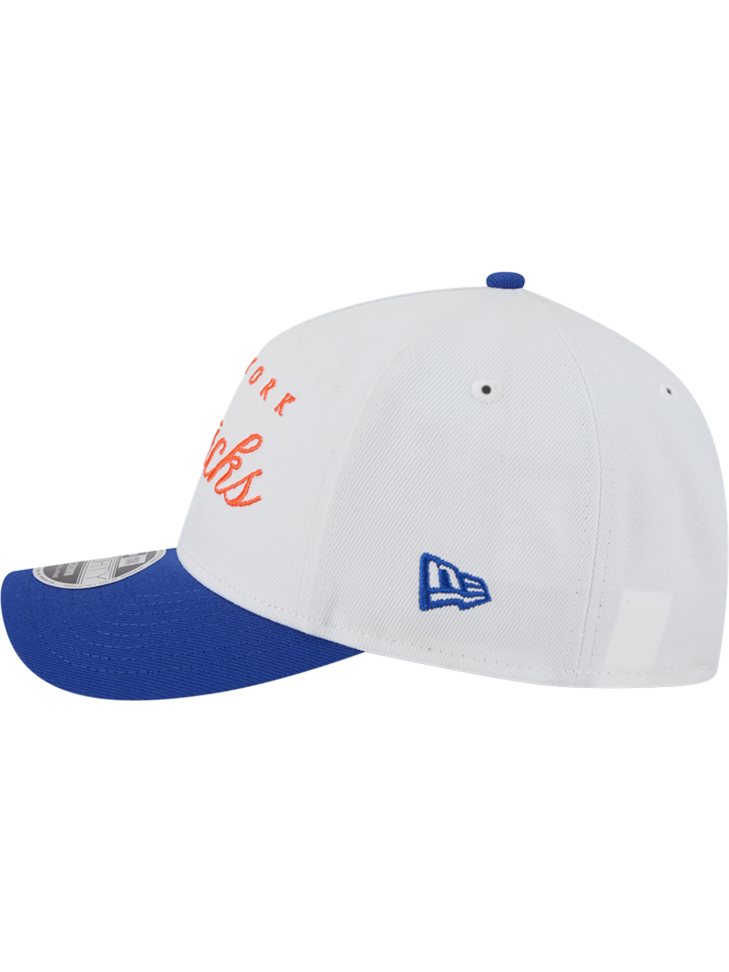 New Era Caps New York Knicks New Era NBA 25 Draft 9FORTY M-Crown A-Frame Snapback Hat - White
