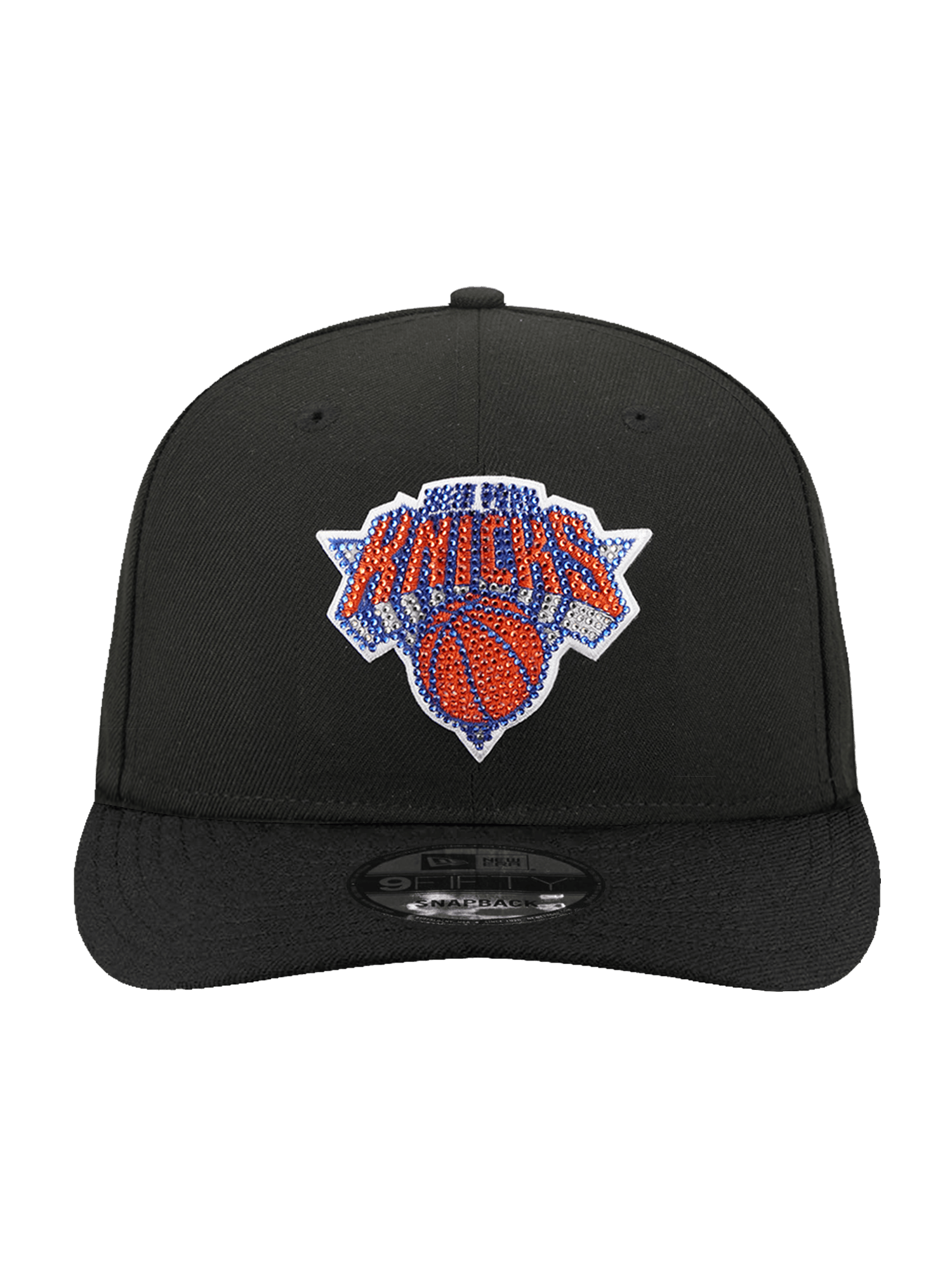 New Era Caps OSFM New York Knicks New Era NBA 26 Draft 9FIFTY Pre-Curved Snapback Hat - Black