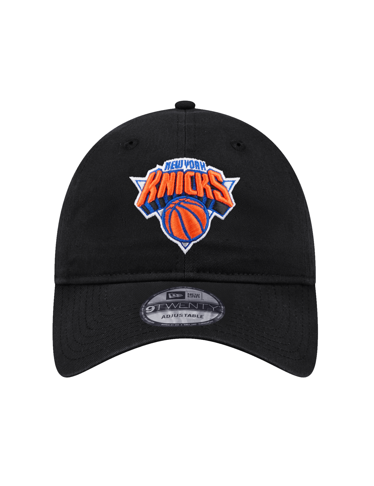 New Era Caps New York Knicks New Era NBA City Alt 9TWENTY Strapback Hat - Black