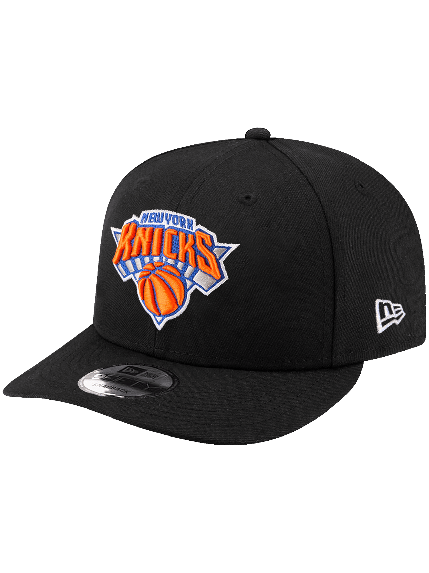 New Era Caps New York Knicks New Era NBA Team 9FIFTY Pre-Curved Snapback Hat - Black