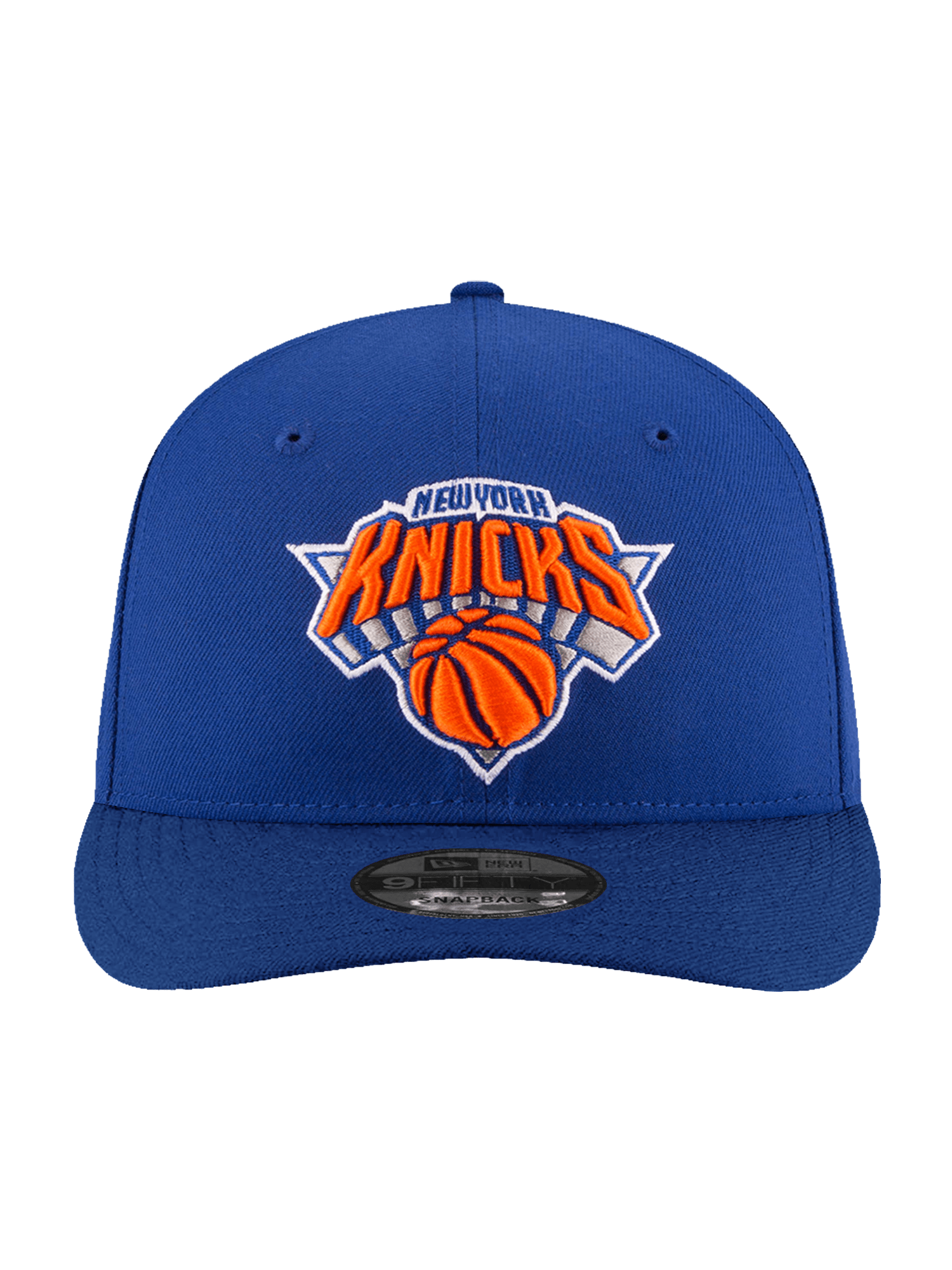 New Era Caps New York Knicks New Era NBA Team 9FIFTY Pre-Curved Snapback Hat - Blue