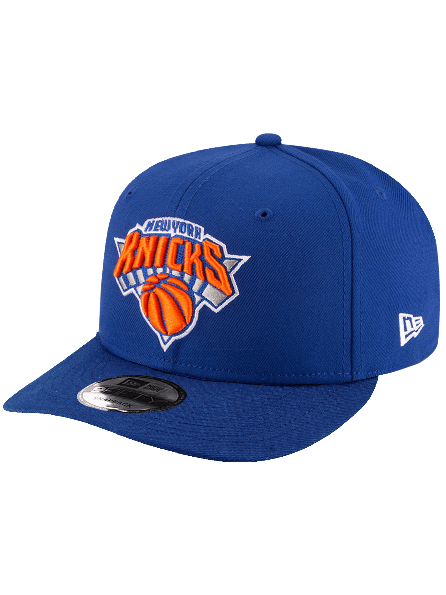 New Era Caps New York Knicks New Era NBA Team 9FIFTY Pre-Curved Snapback Hat - Blue
