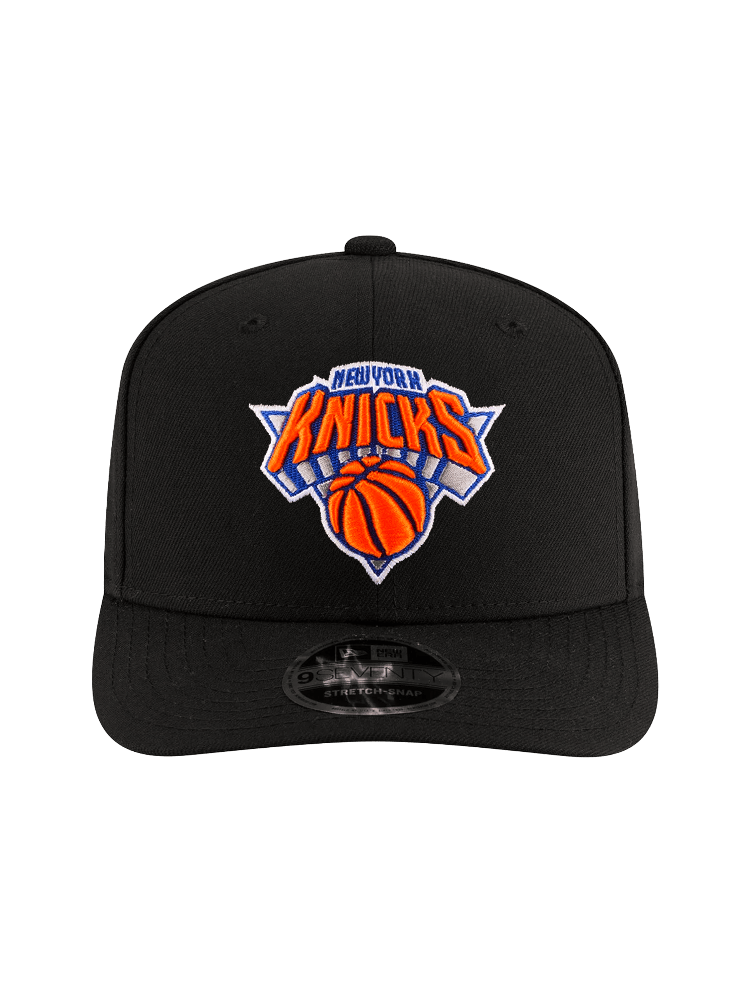 New Era Caps OSFA New York Knicks New Era NBA Team 9SEVENTY Stretch-Snapback Hat - Black