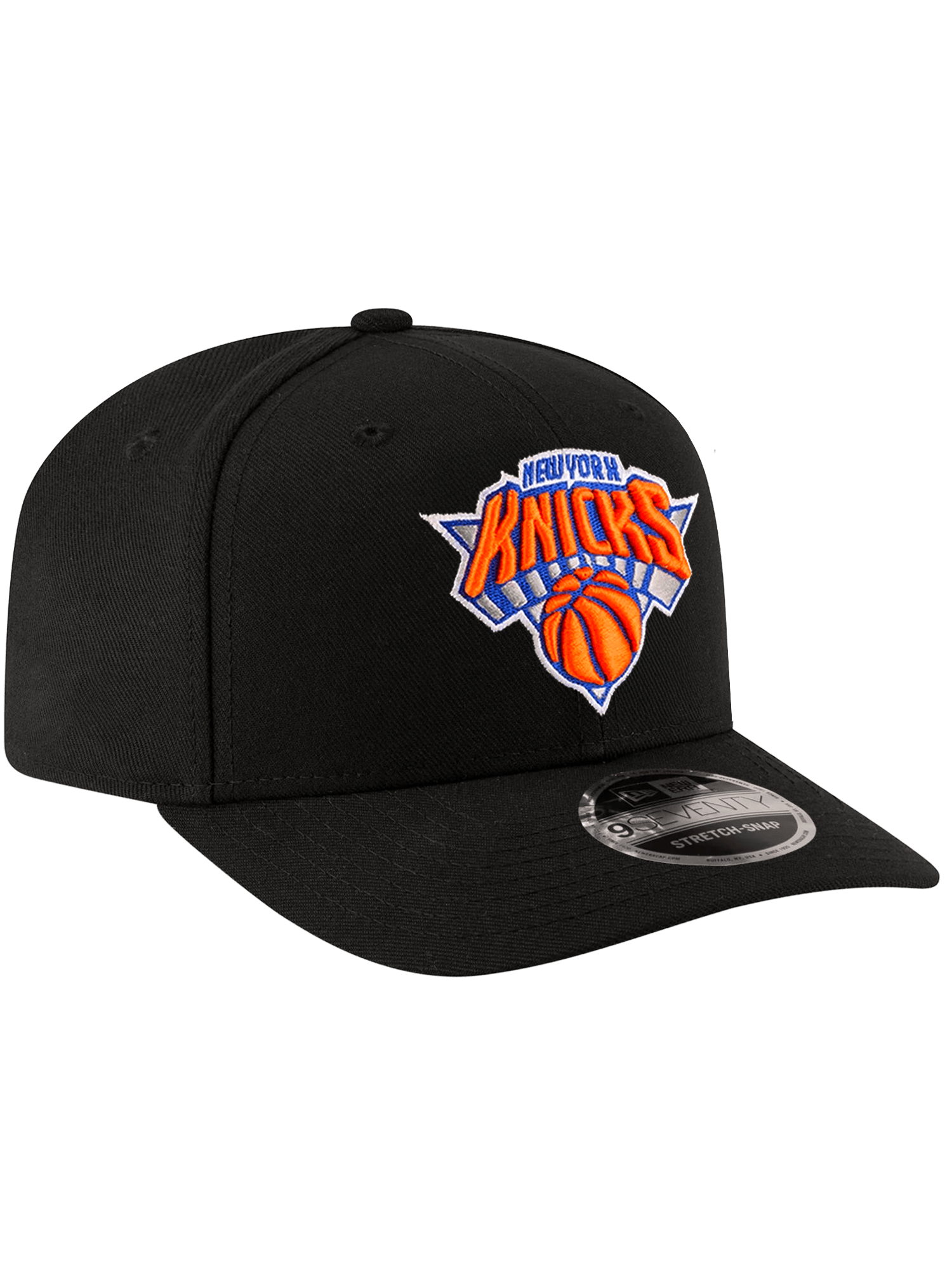 New Era Caps OSFA New York Knicks New Era NBA Team 9SEVENTY Stretch-Snapback Hat - Black
