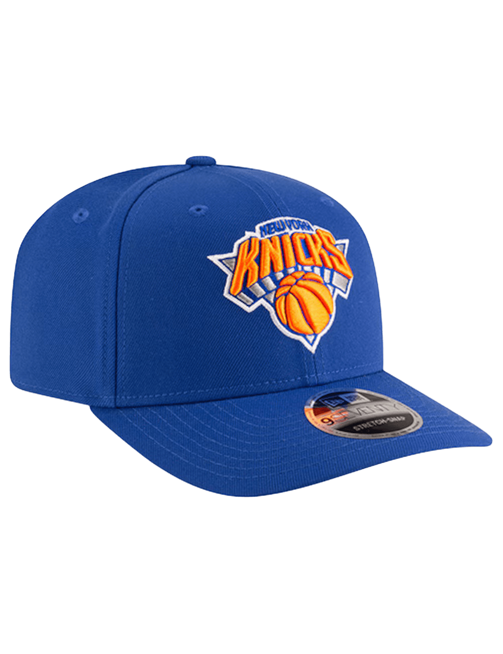 New Era Caps New York Knicks New Era NBA Team 9SEVENTY Stretch-Snapback Hat - Blue
