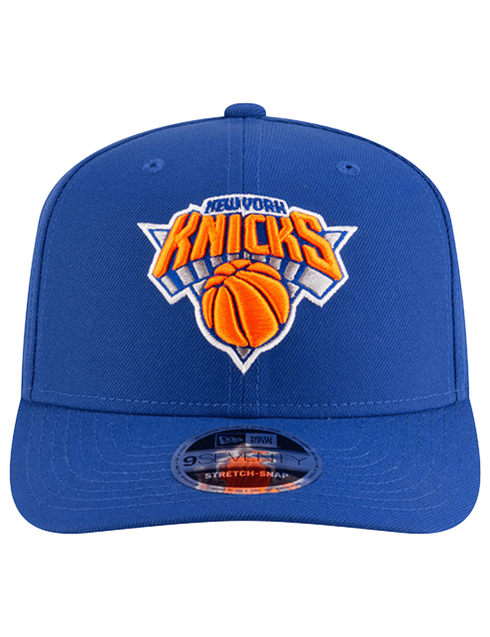 New Era Caps New York Knicks New Era NBA Team 9SEVENTY Stretch-Snapback Hat - Blue
