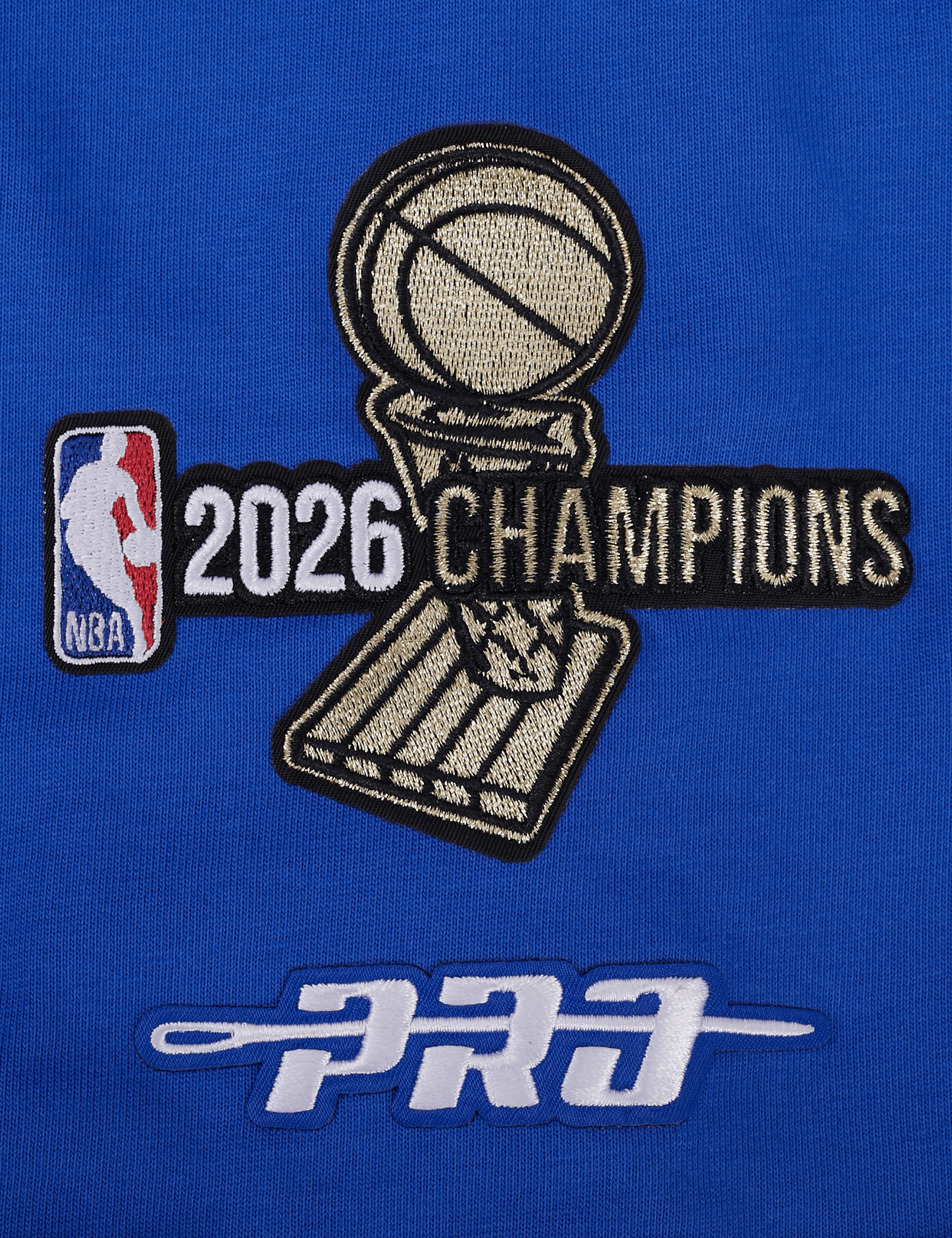 Pro Standard T-Shirts New York Knicks Pro Standard NBA 26 Champs Drop Shoulder T-Shirt - Blue