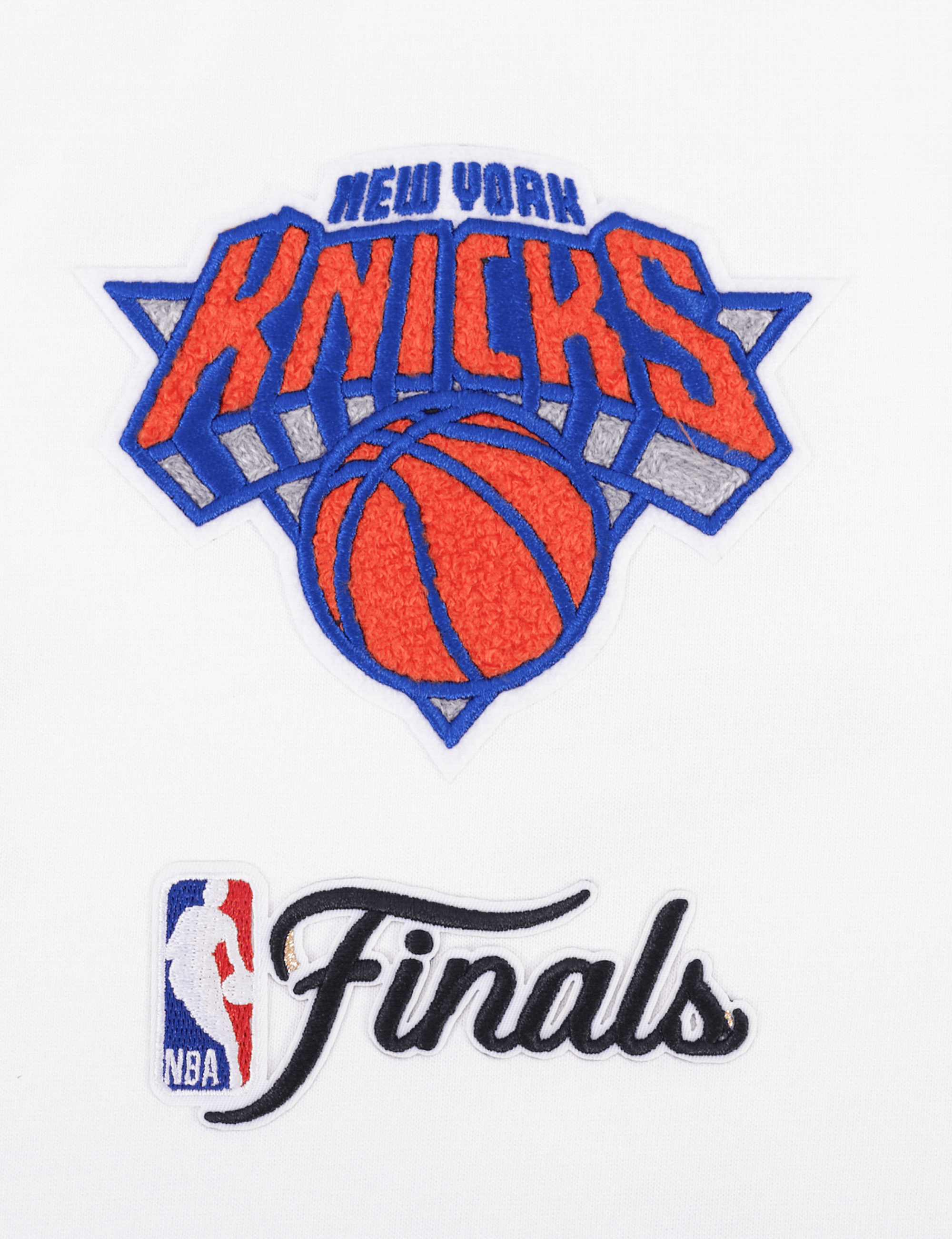 Pro Standard T-Shirts New York Knicks Pro Standard NBA 26 Champs Drop Shoulder T-Shirt - White