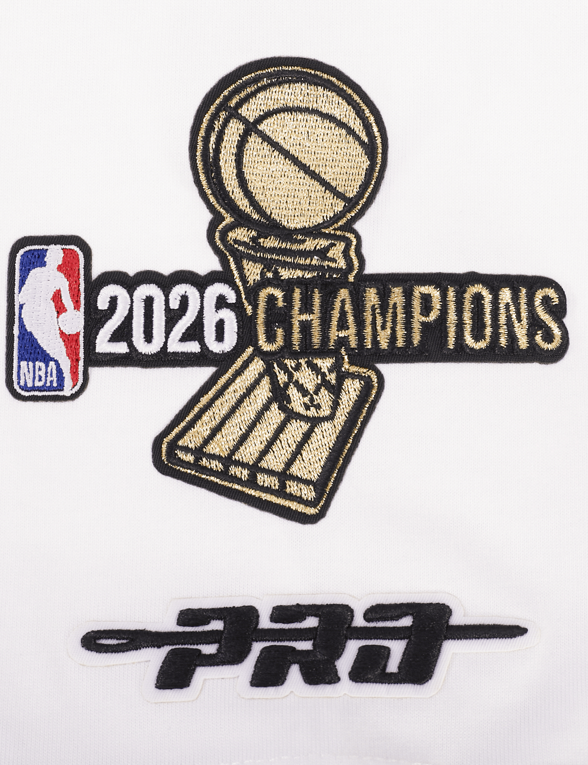 Pro Standard T-Shirts New York Knicks Pro Standard NBA 26 Champs Drop Shoulder T-Shirt - White