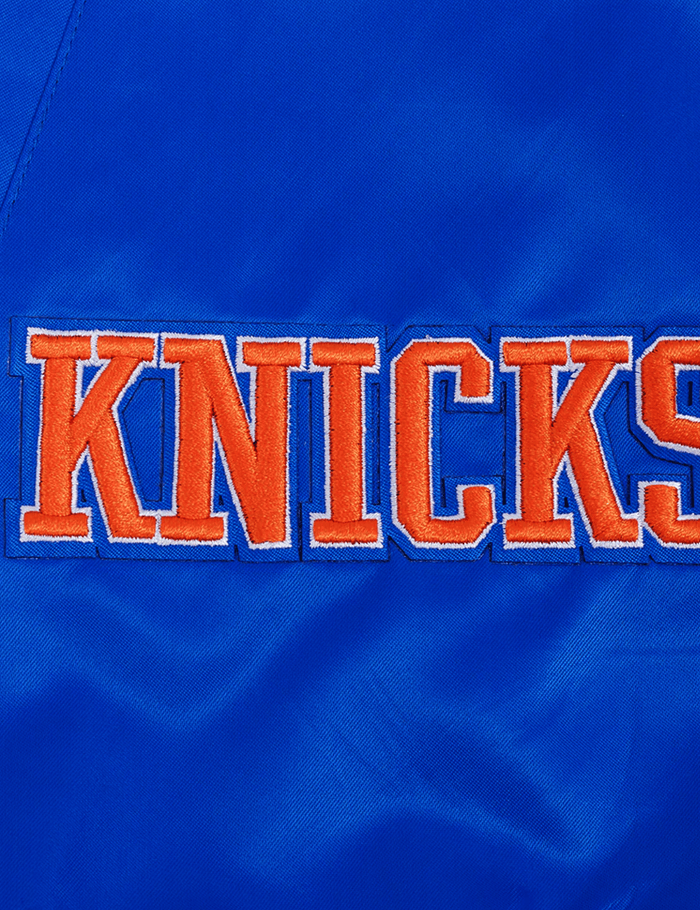 Pro Standard Jackets New York Knicks Pro Standard NBA Best Of Lightweight Satin Jacket - Blue