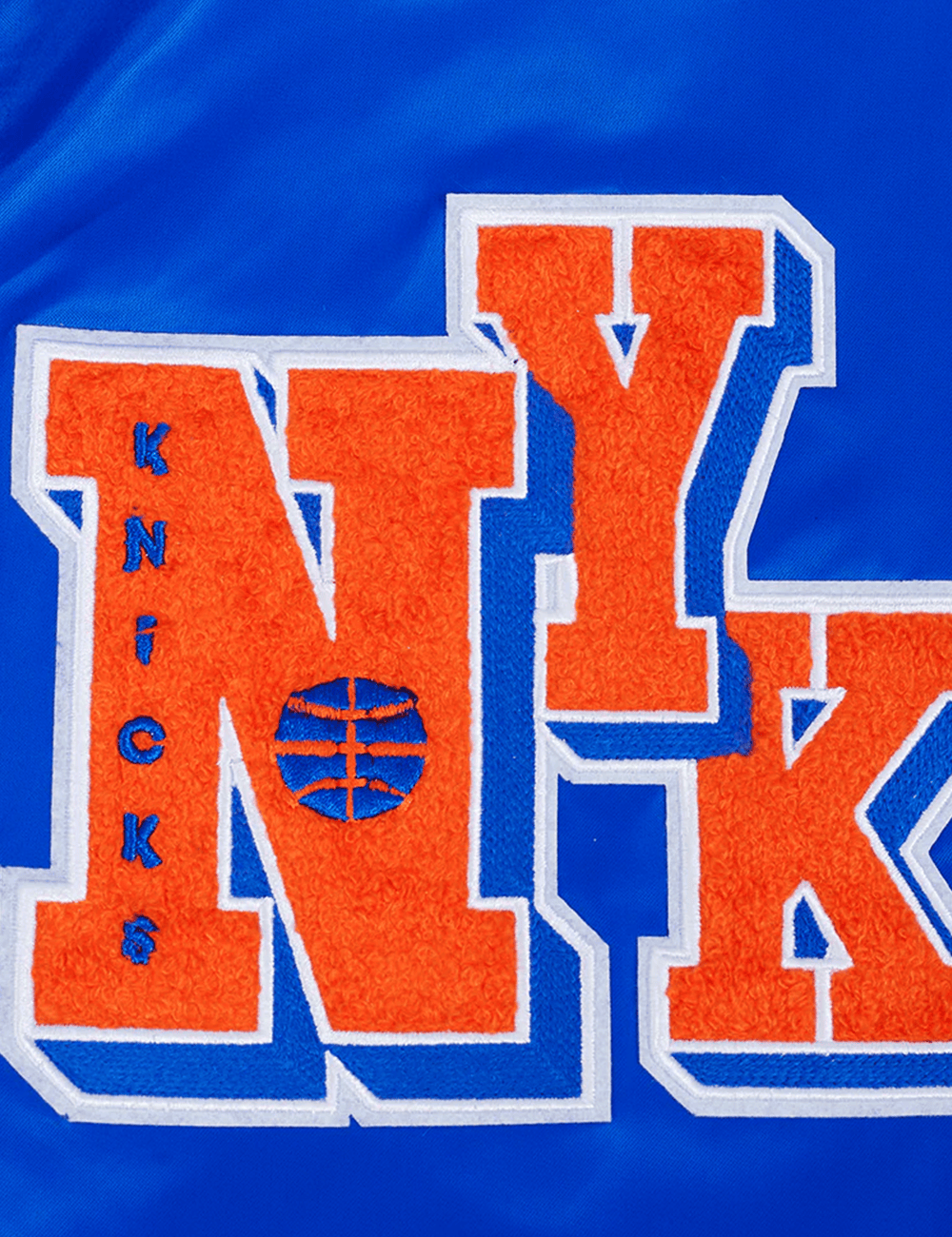 Pro Standard Jackets New York Knicks Pro Standard NBA Best Of Lightweight Satin Jacket - Blue