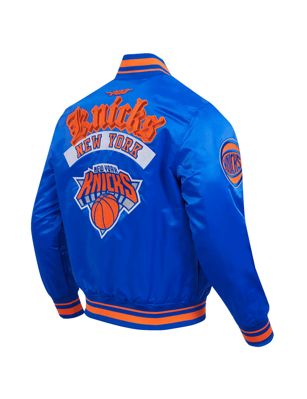 Pro Standard Jackets New York Knicks Pro Standard NBA Best Of Lightweight Satin Jacket - Blue