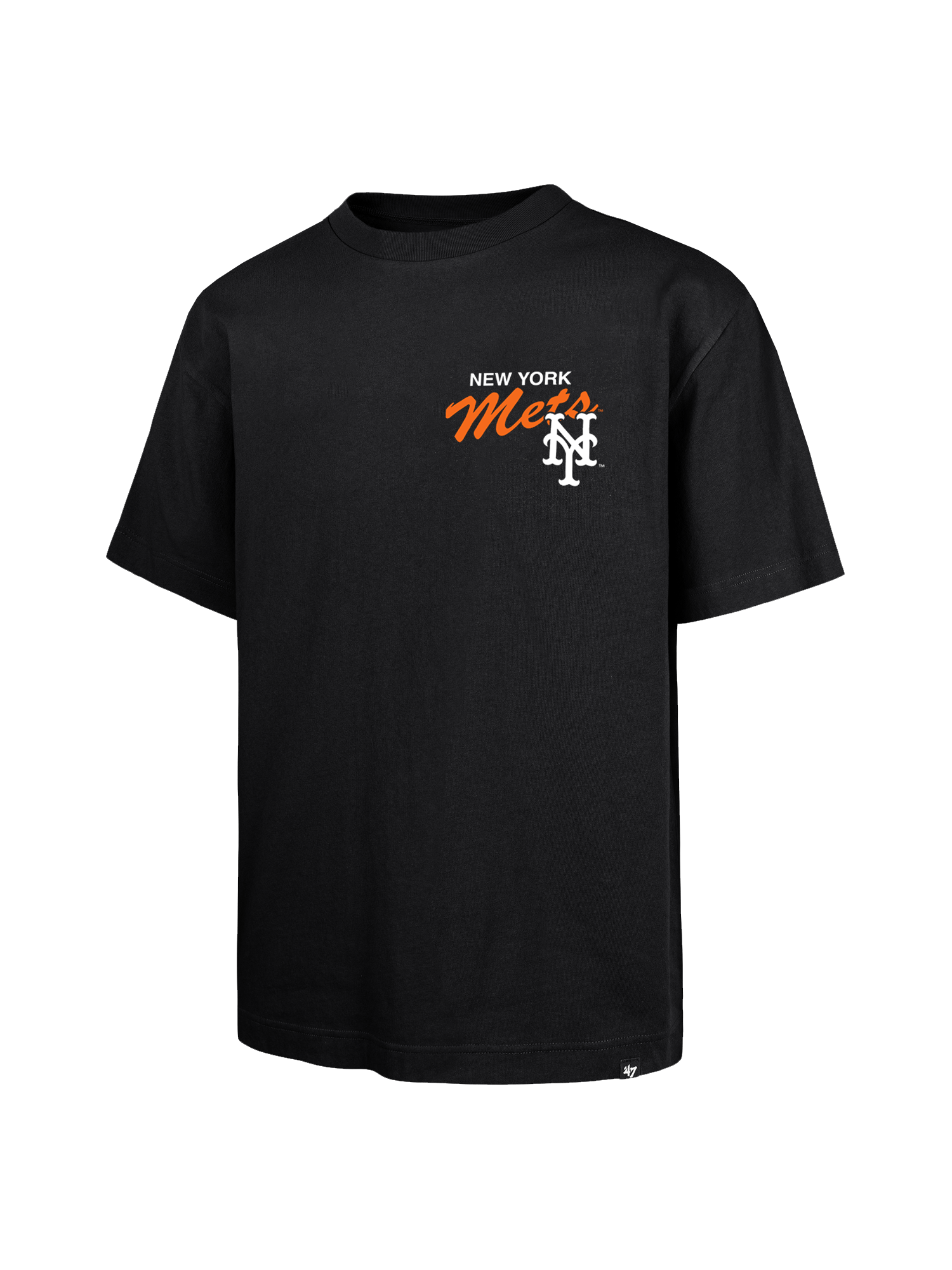 47 Brand T-Shirts New York Mets '47 MLB Stadium Vintage Foundation T-Shirt - Black