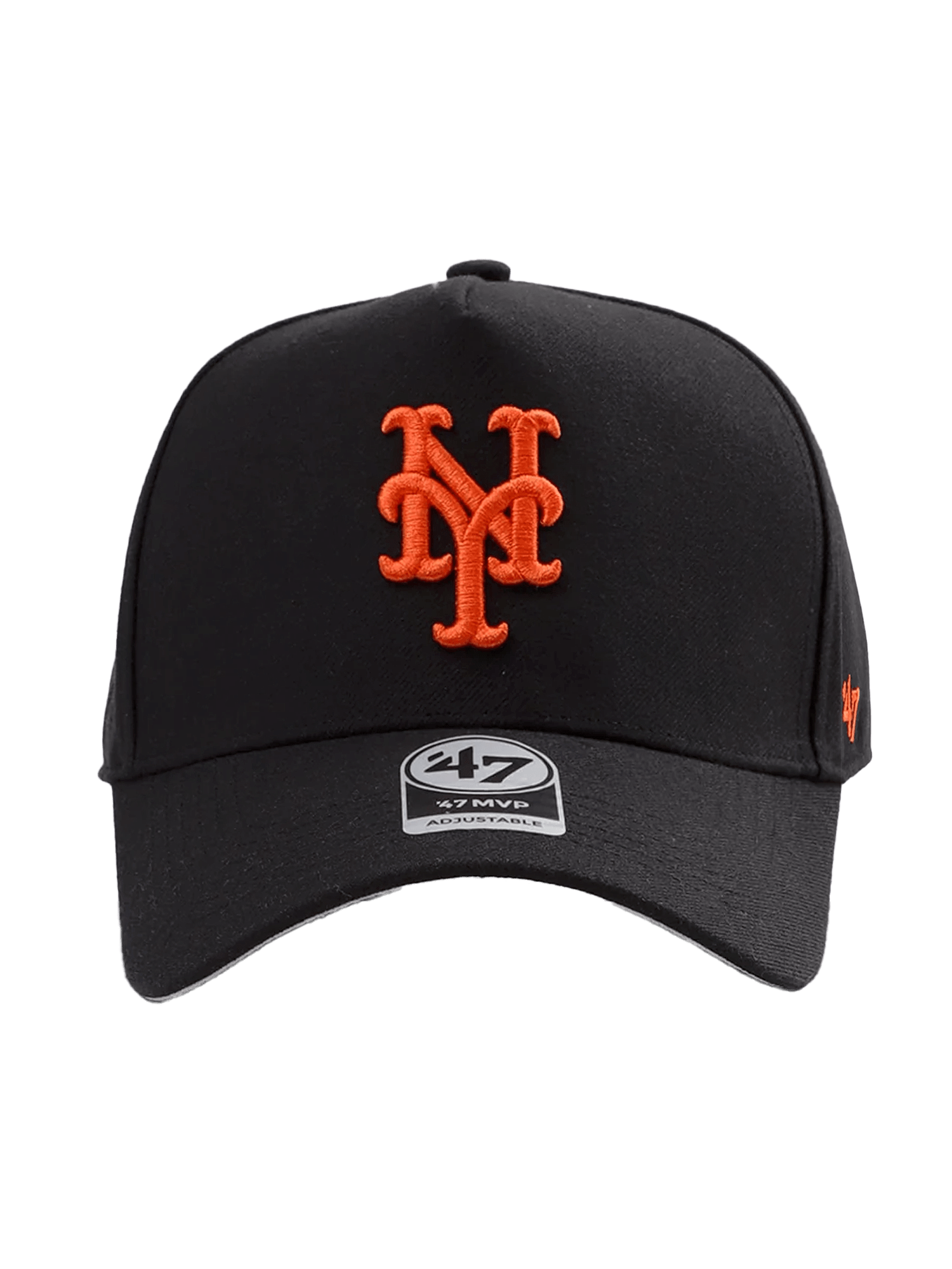 47 Brand Caps New York Mets '47 MLB Team MVP DT Snapback Hat - Black