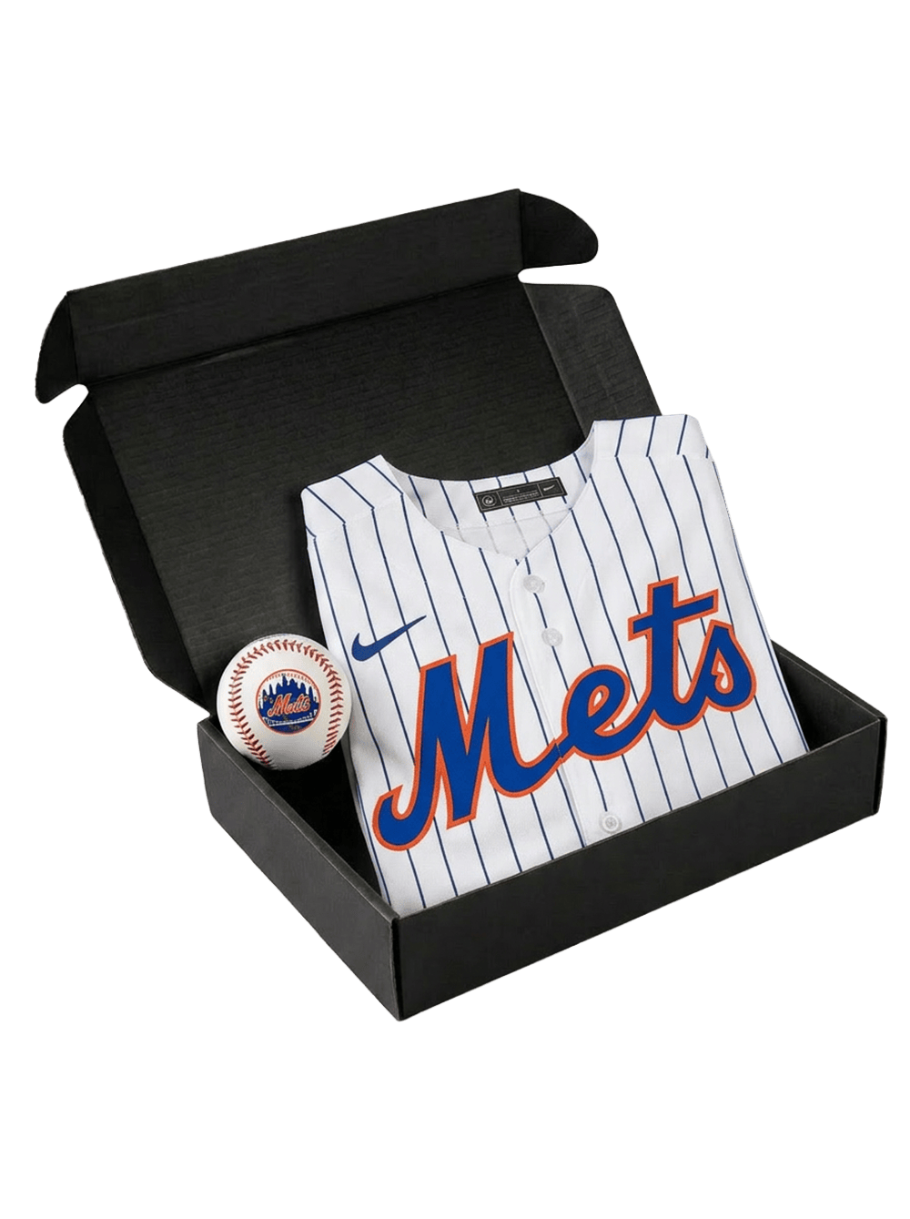 US Sports HQ Gift Boxes New York Mets MLB Jersey & Ball Gift Box