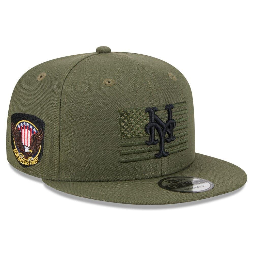 New Era Caps New York Mets New Era MLB 2023 Armed Forces 9FIFTY Snapback Hat - Army