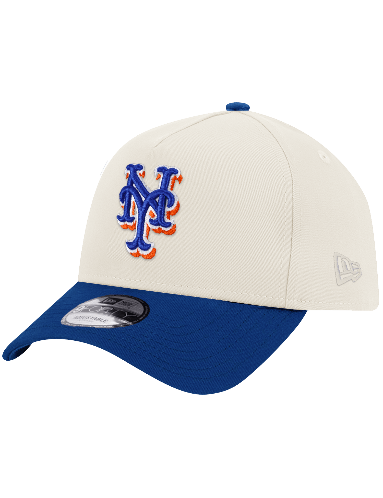 New Era Caps New York Mets New Era MLB 60th Ann 9FORTY A-Frame Snapback Hat - Chrome
